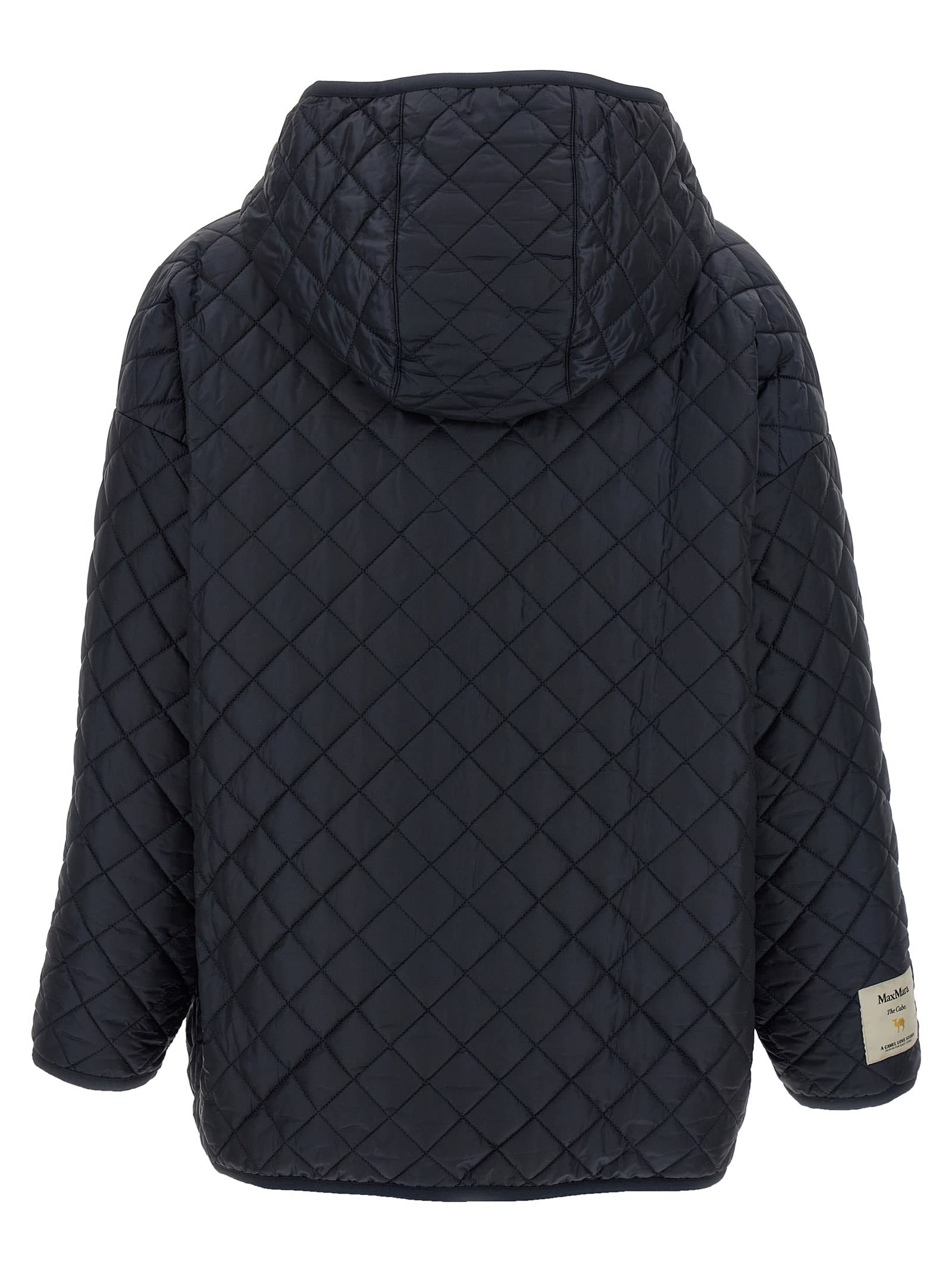 Max Mara The Cube Leo Reversible Jacket In Blue