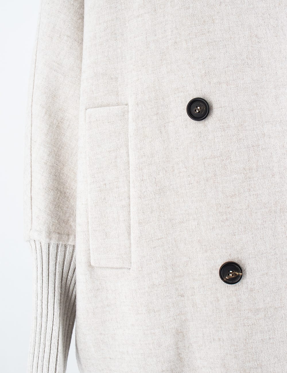 Brunello Cucinelli Cashmere Cocoon Coat In Neutral
