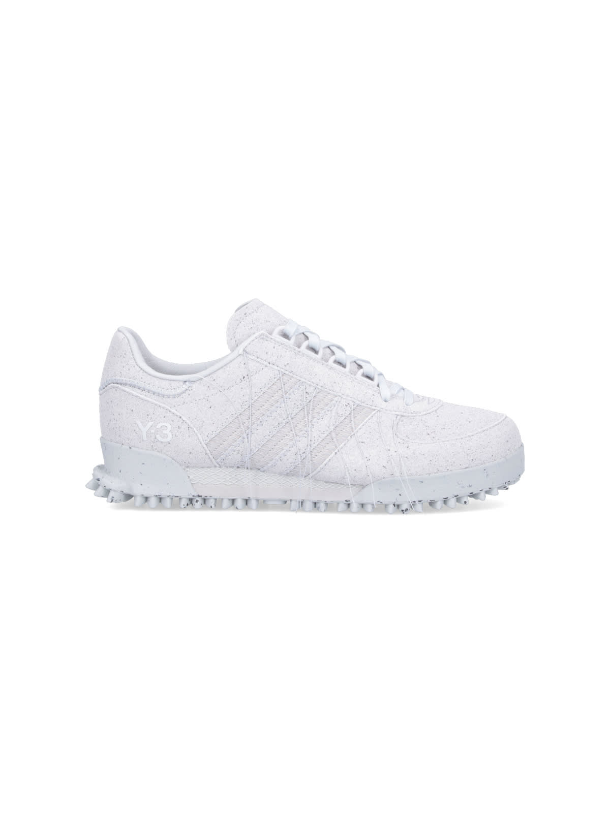 Shop Y-3 Marathon Sneakers In White