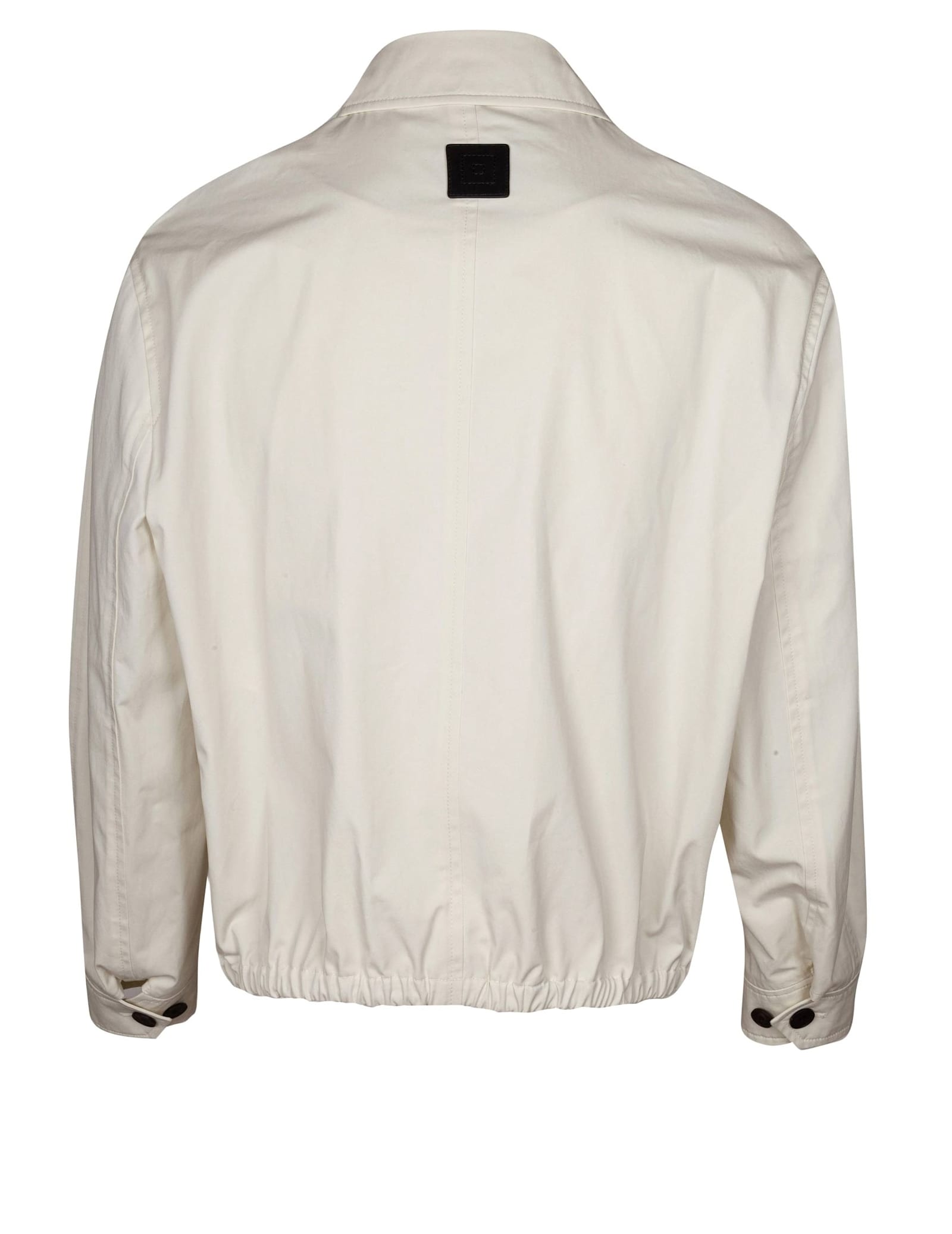 Lanvin Ice Color Cotton Blouson Jacket In Off White