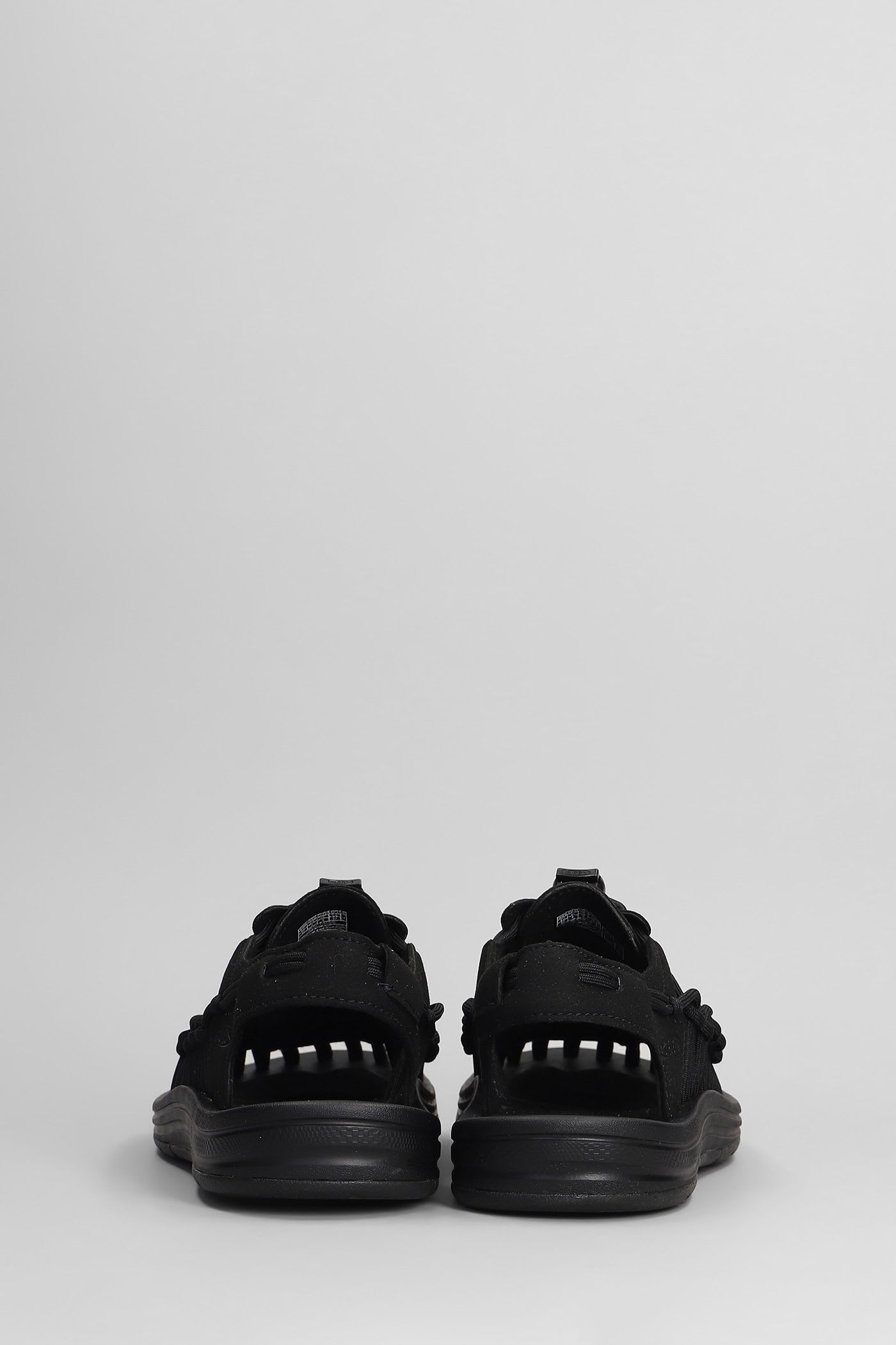 Keen Uneek M Sandals In Black Suede And Fabric In Black