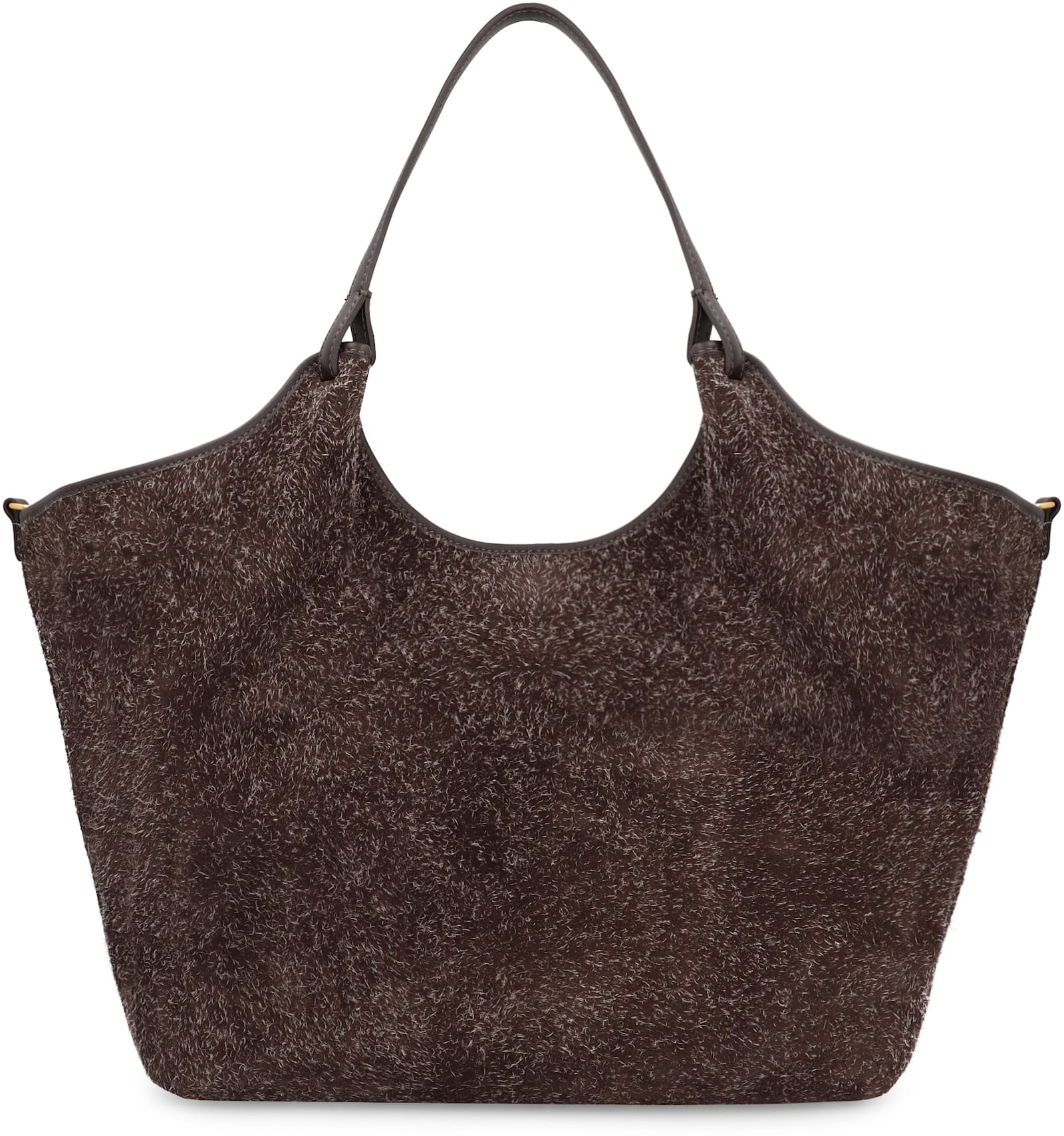 Shop Gianni Chiarini Dua Suede Handbag In Brown