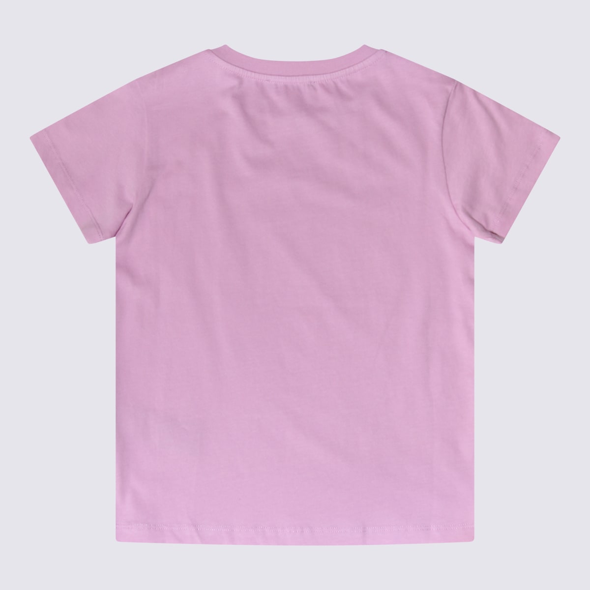Shop Balmain Purple Cotton Logo T-shirt