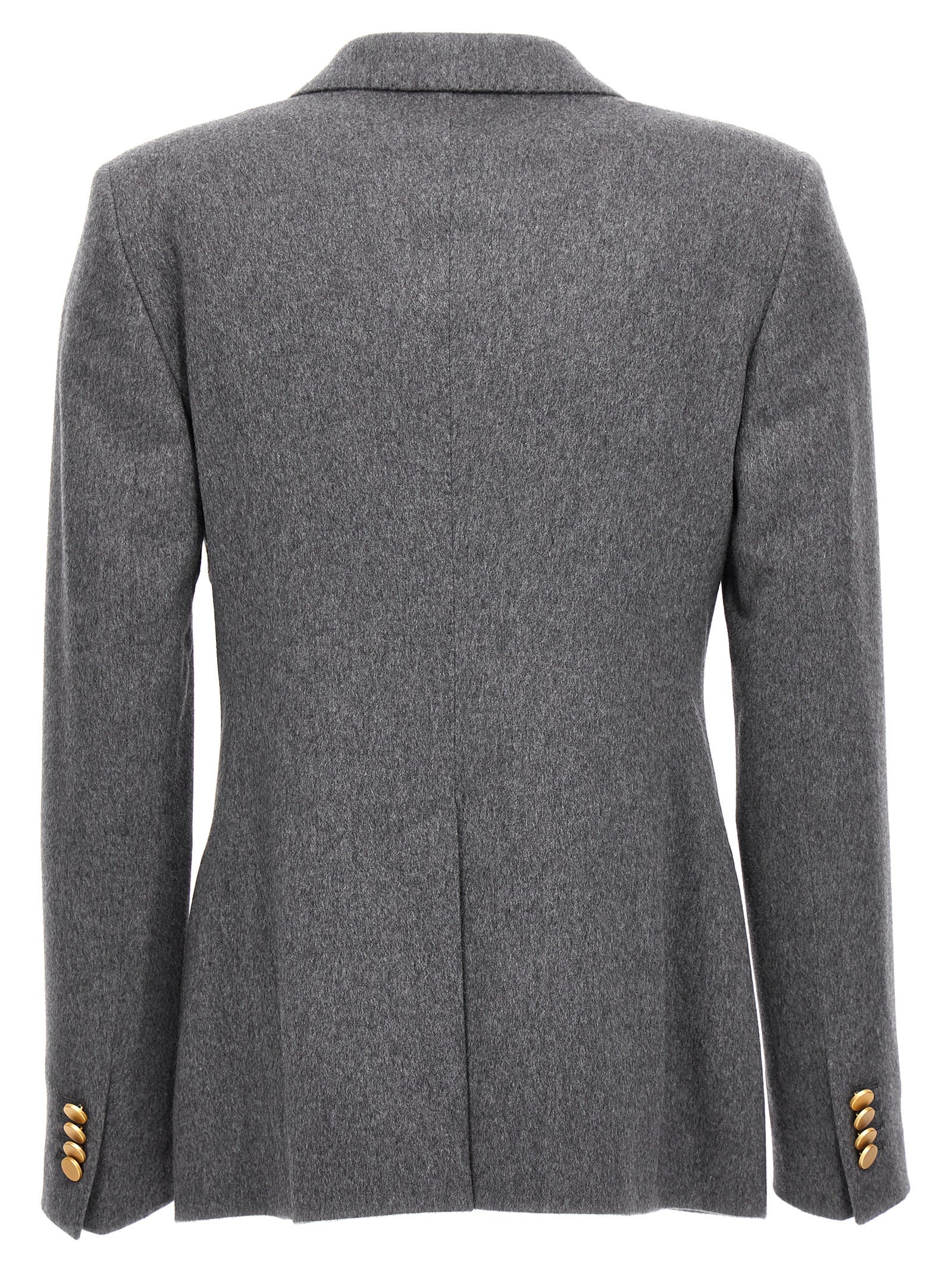 Shop Tagliatore Parigi Blazer Jacket In Gray