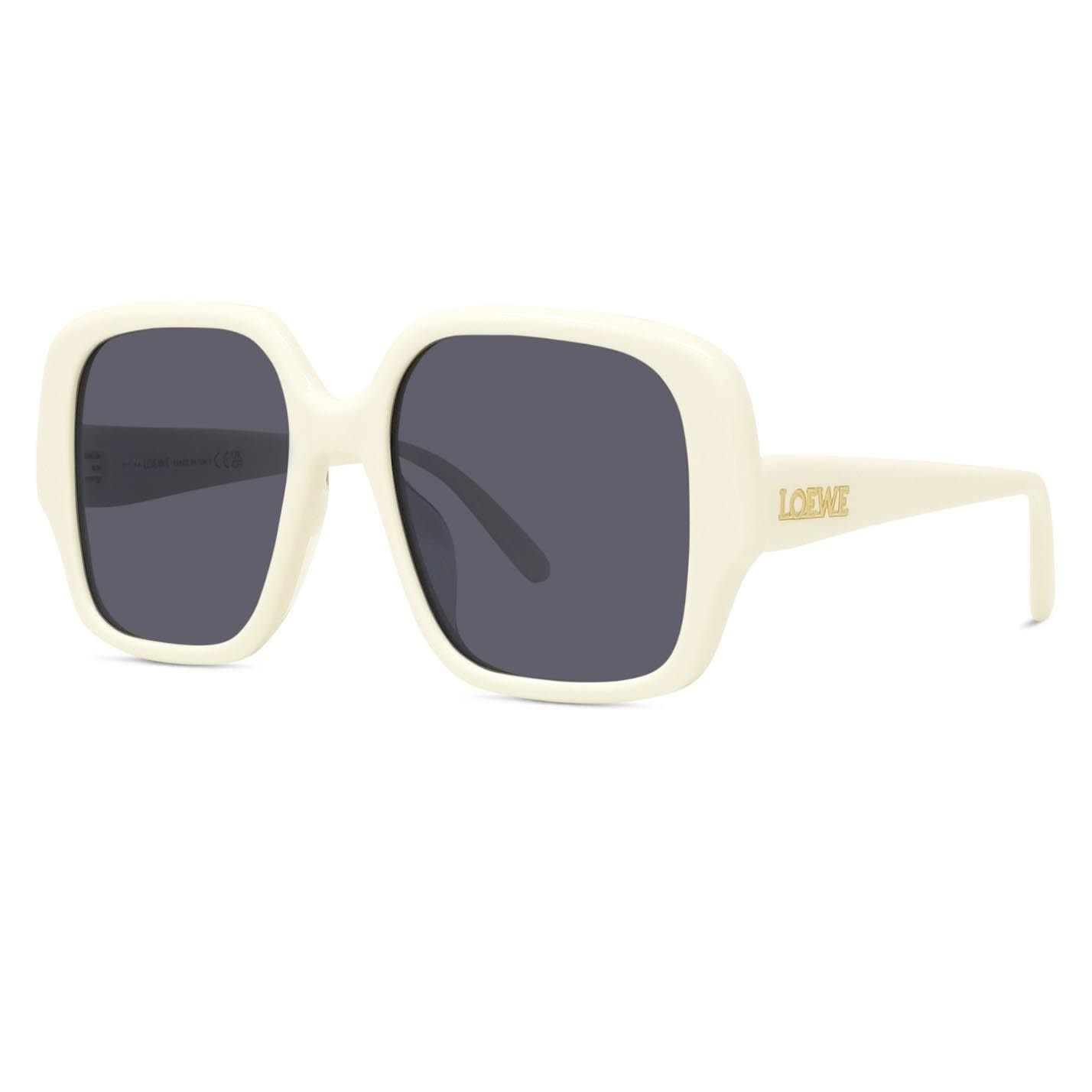 Shop Loewe Sunglasses In Avorio/grigio