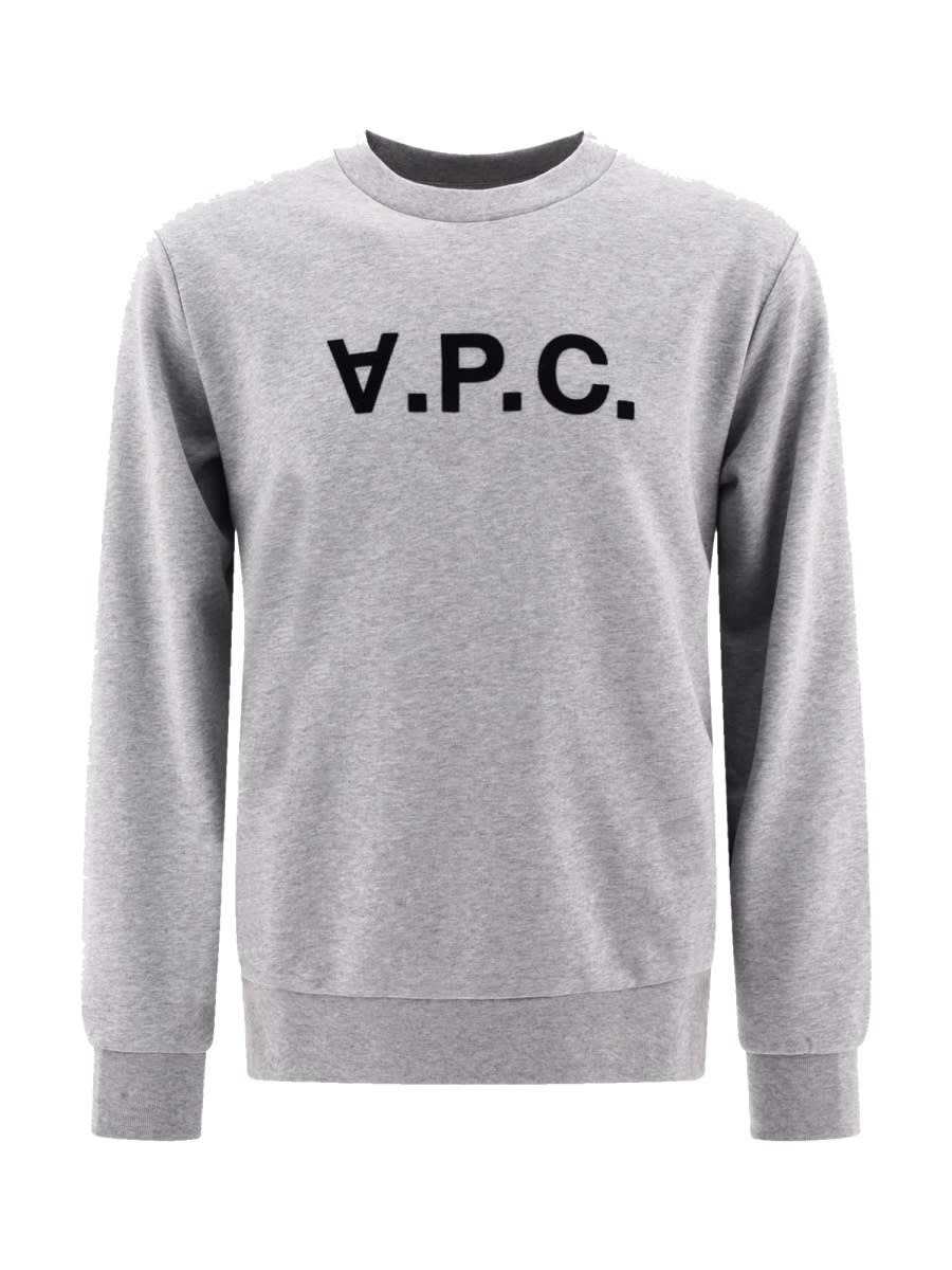 Apc A.p.c. Sweatshirt Standard Grand Vpc Gots In Gray