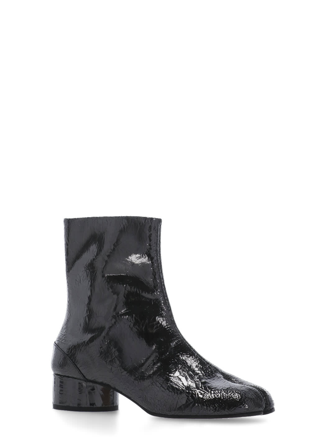 Shop Maison Margiela Tabi Boots In Black