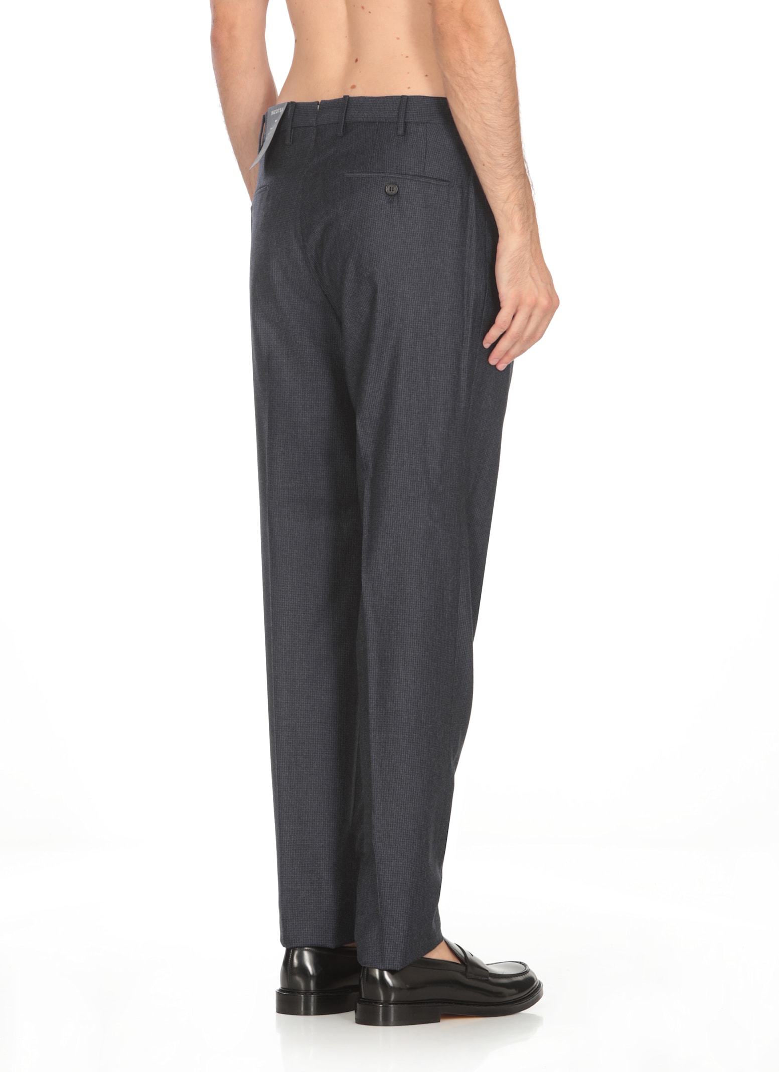 INCOTEX VIRGIN WOOL PANTS 