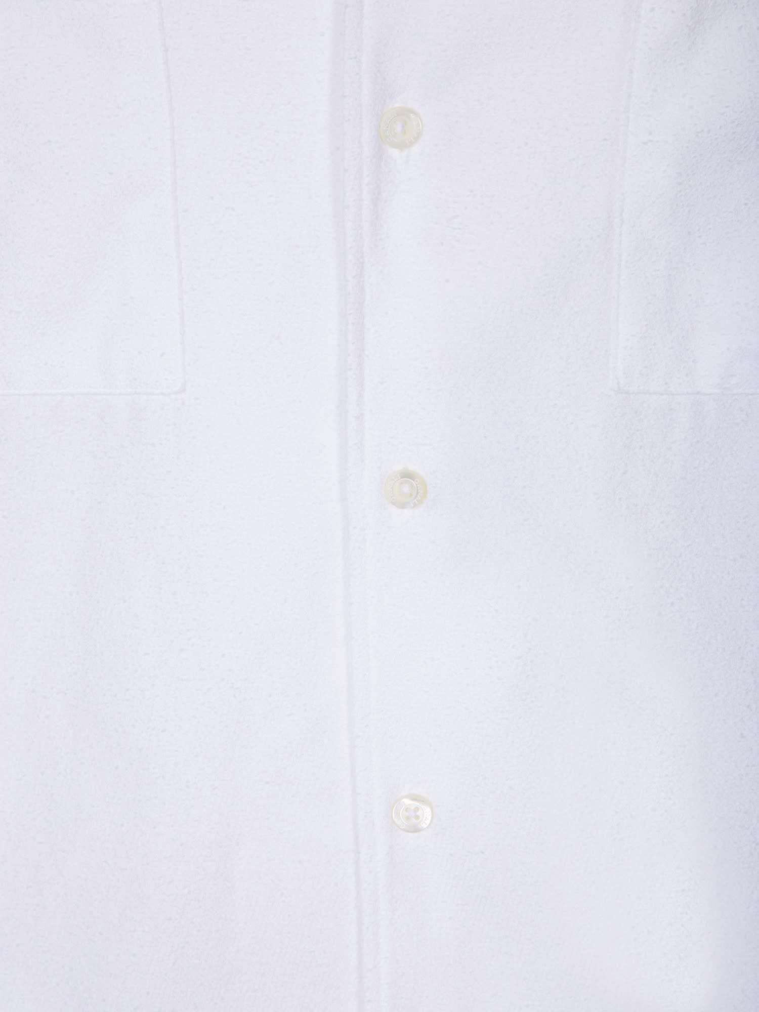 Shop Canali Sponge White Shirt