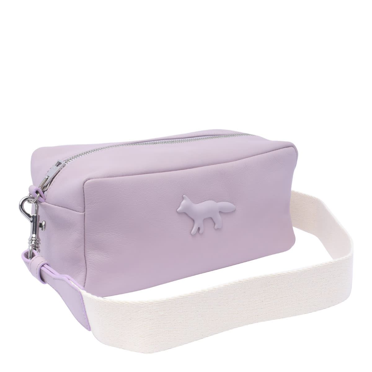 Shop Maison Kitsuné Cloud Trousse Bag In Purple