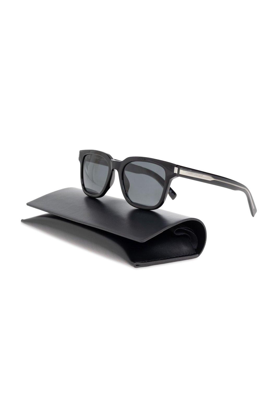 Shop Saint Laurent Square Frame Sunglasses