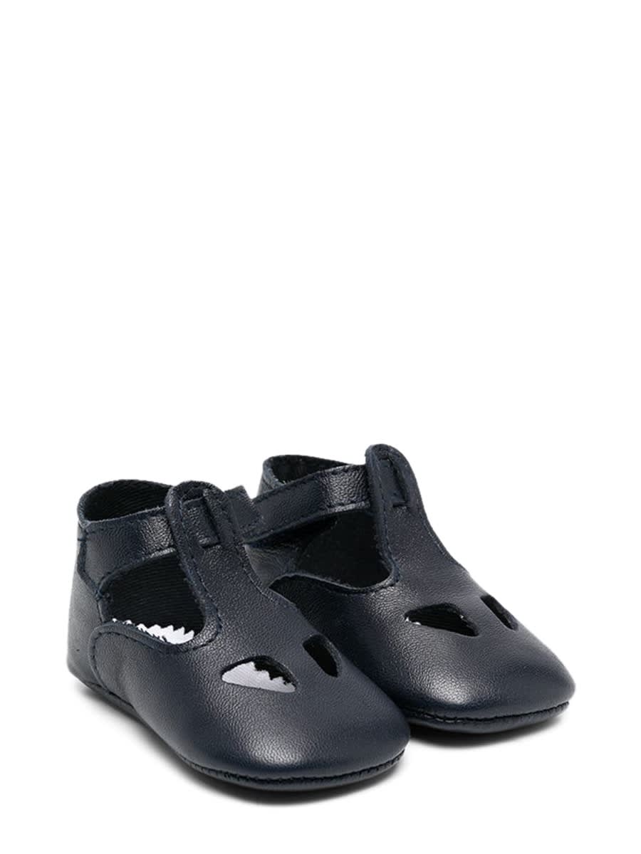 Shop Il Gufo Bebe Shoe. In Blue