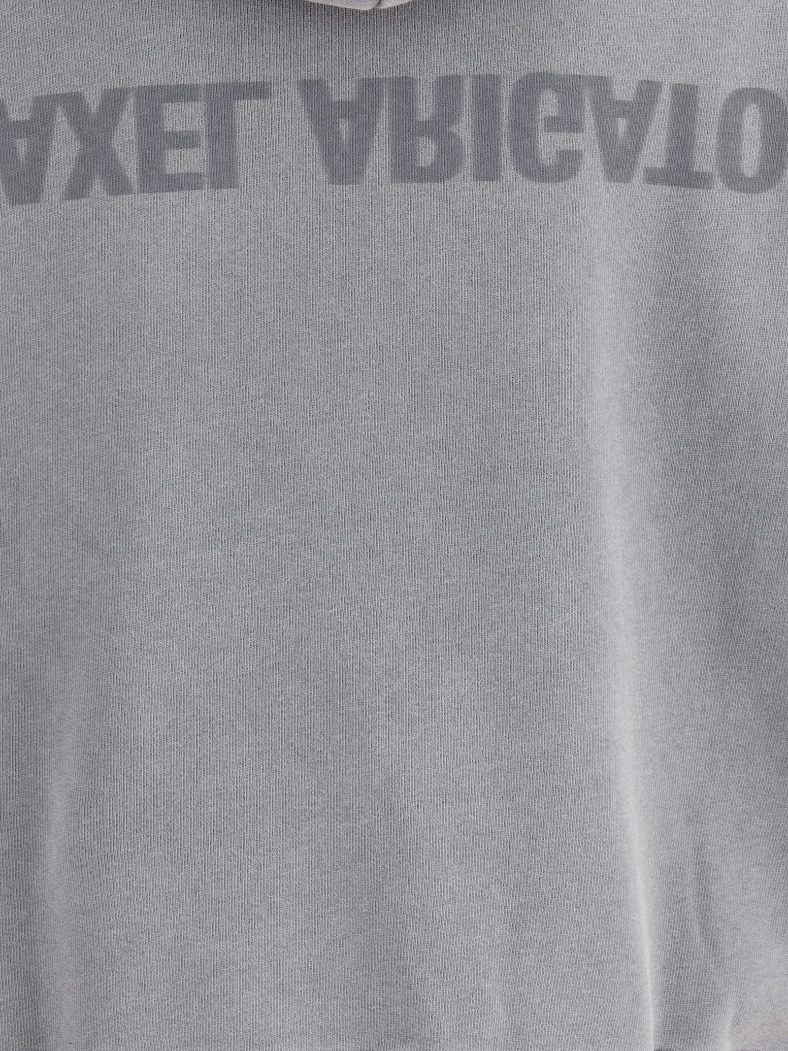 Axel Arigato Cotton Logo Hoodie Kangaroo Pocket In Gray