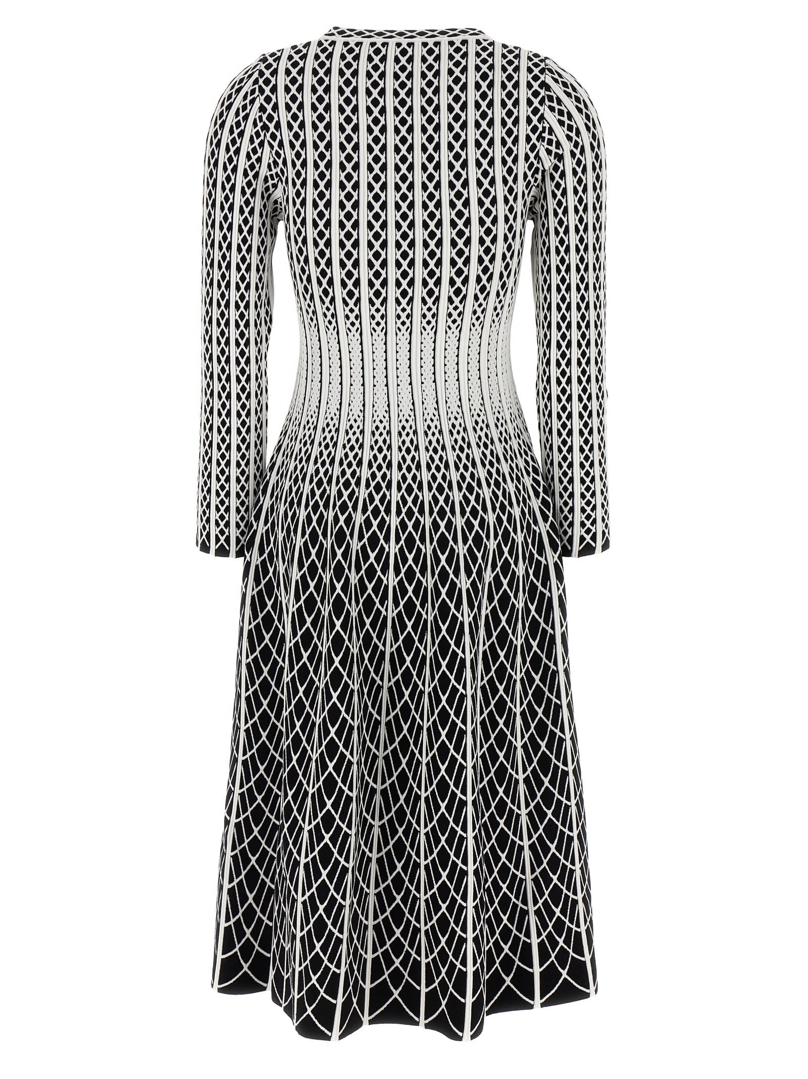 Shop Antonino Valenti Ludovica Dress In White/black