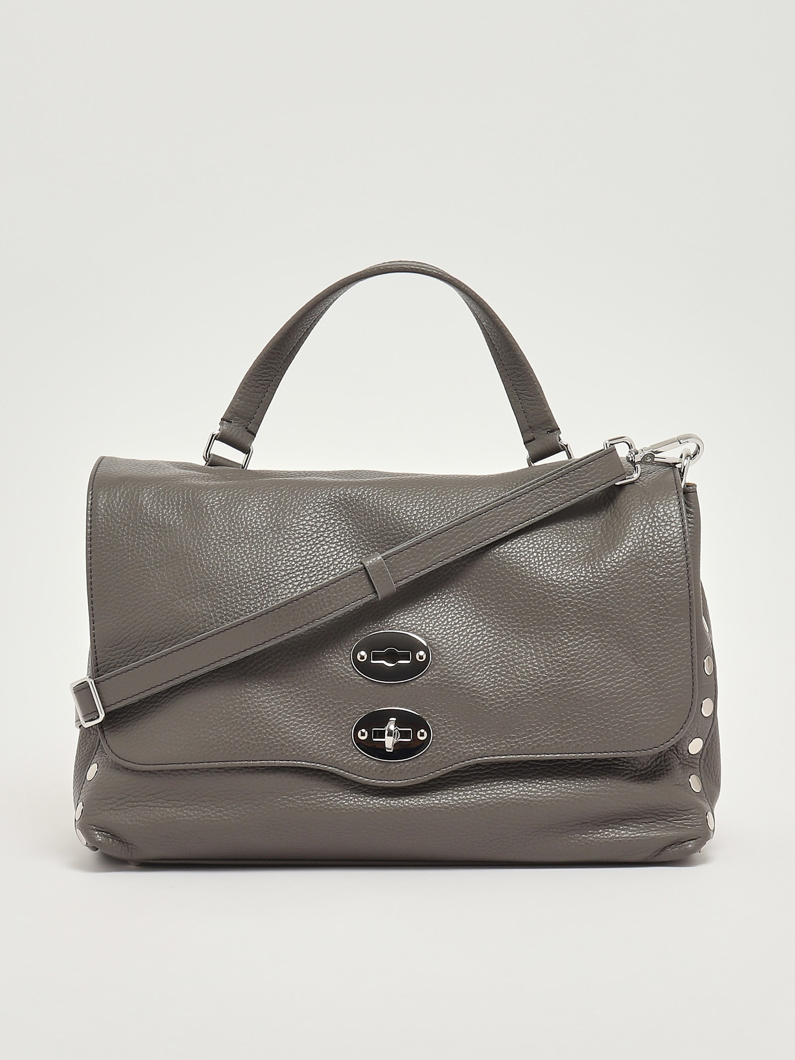 Zanellato Postina Daily M Shoulder Bag In Gray