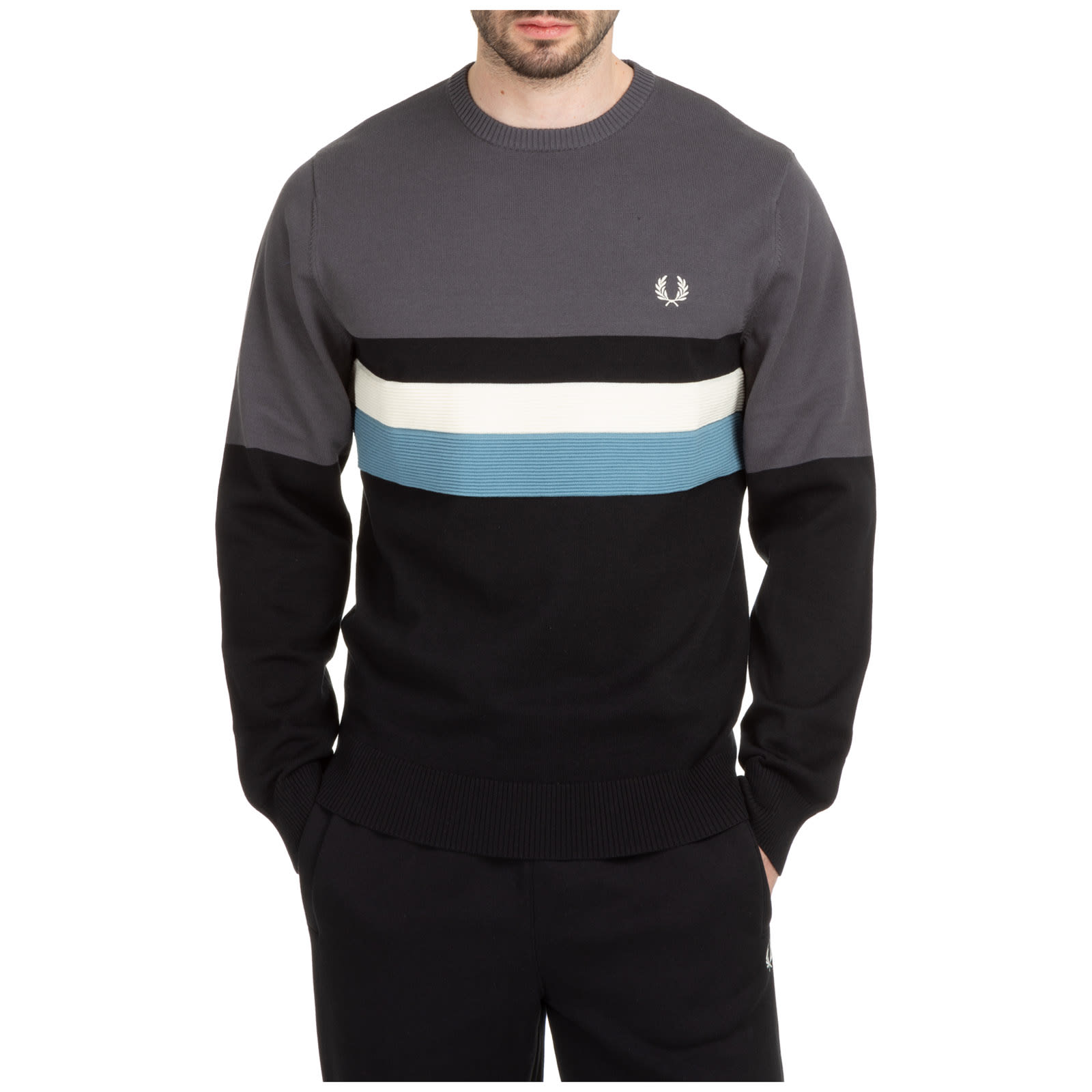 Fred Perry Double Question Mark Jumper