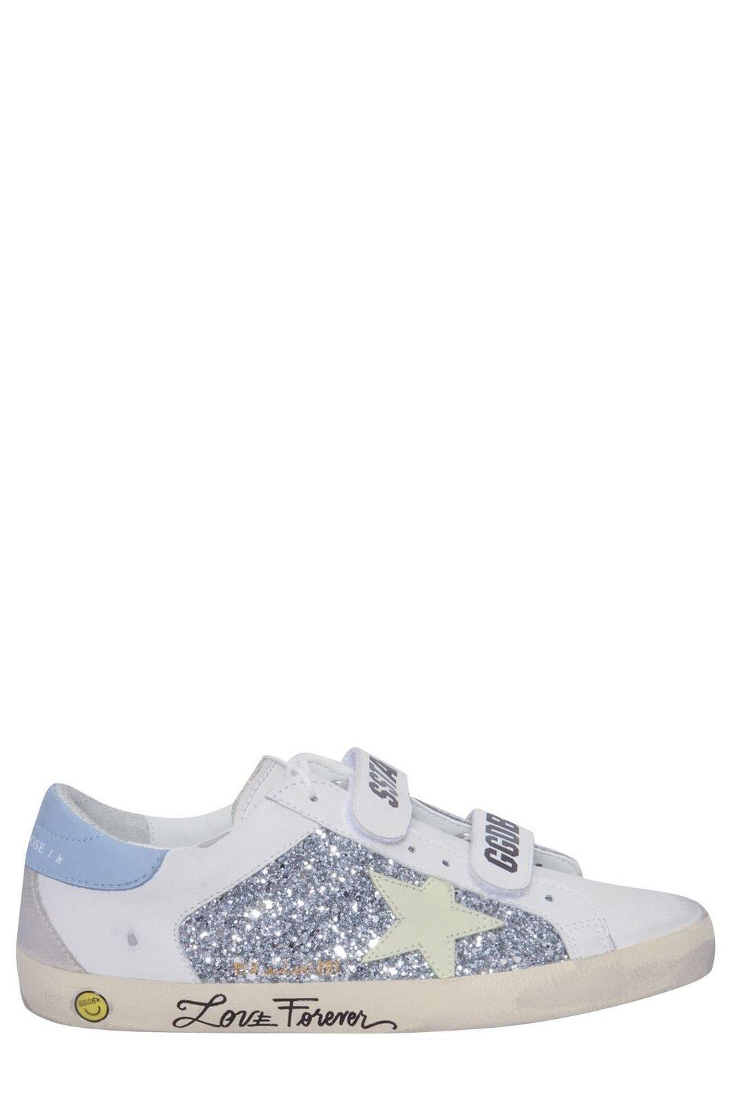 Golden goose hotsell glitter blu