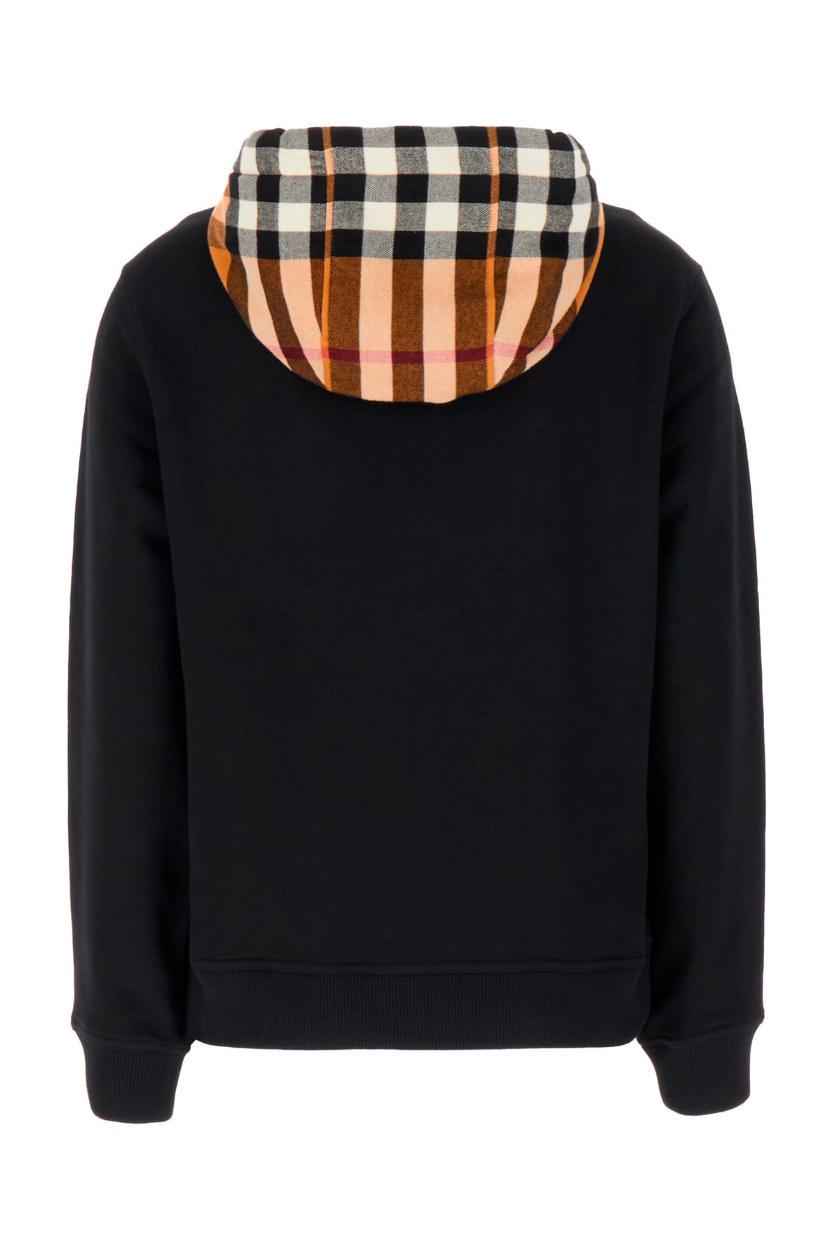 BURBERRY BLACK COTTON SWEATSHIRT 