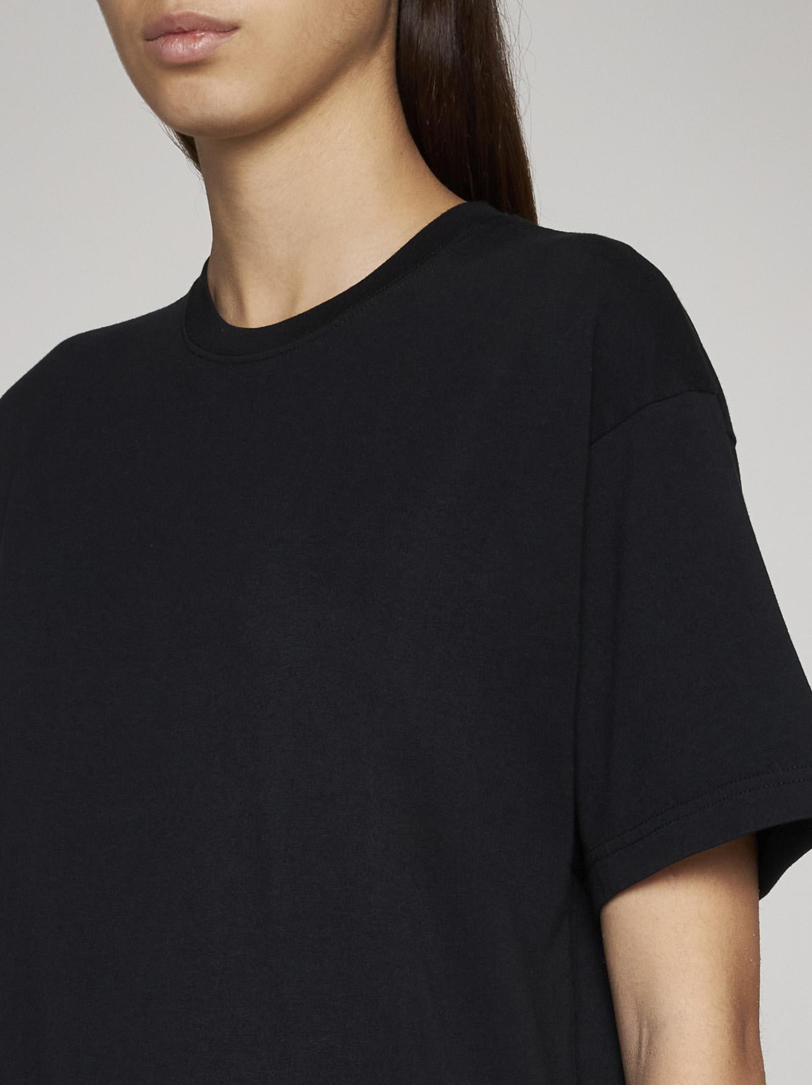 Shop Totême Cotton T-shirt In Black