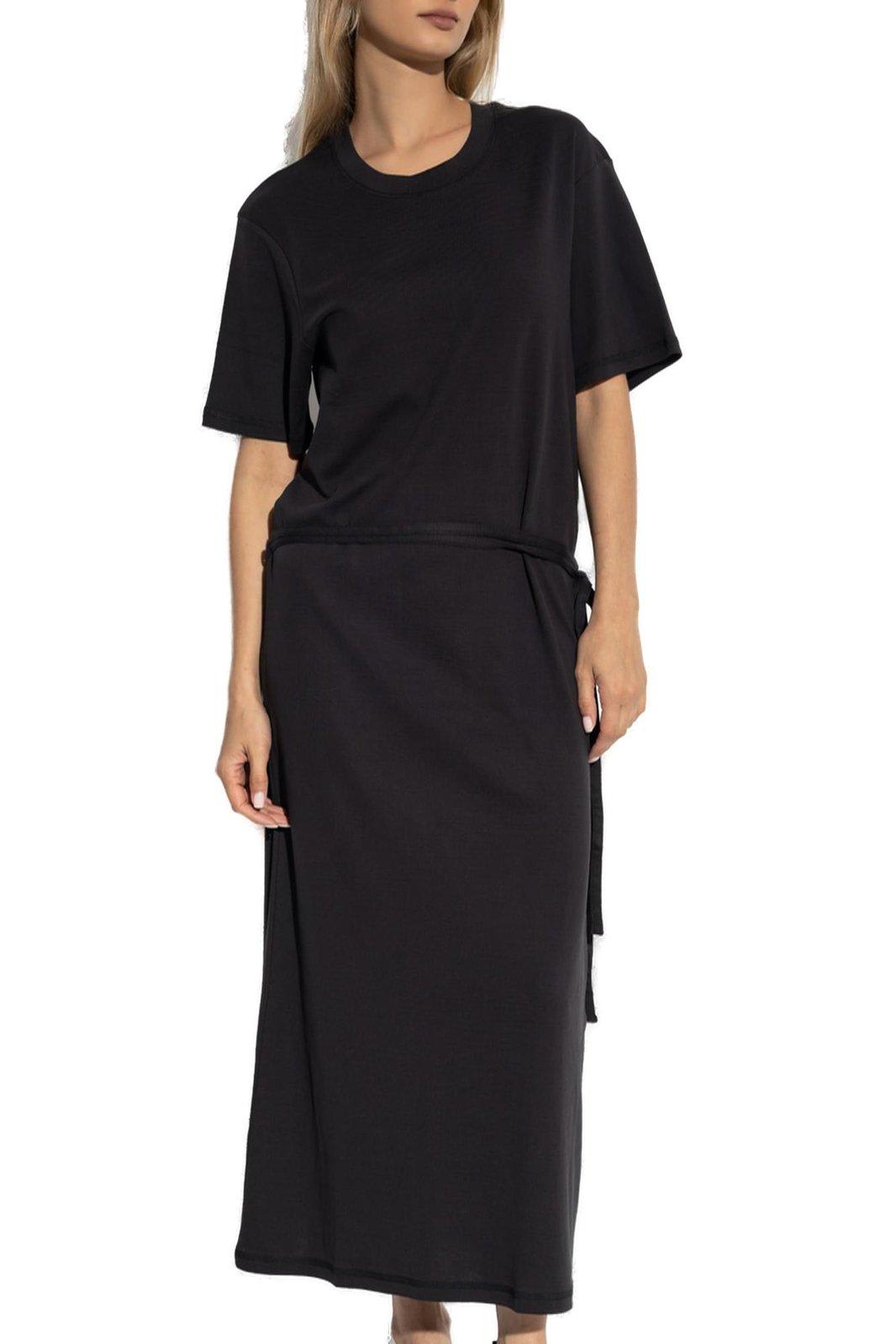 LEMAIRE BELTED CREWNECK T-SHIRT DRESS 