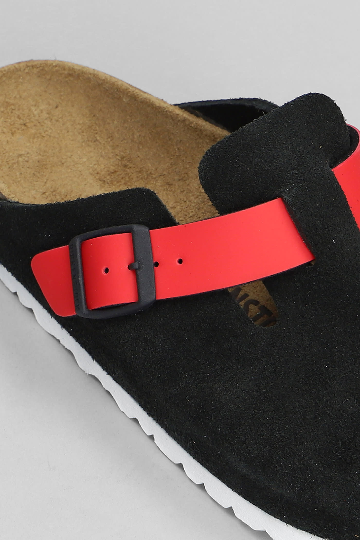 Birkenstock Boston Slides In Black