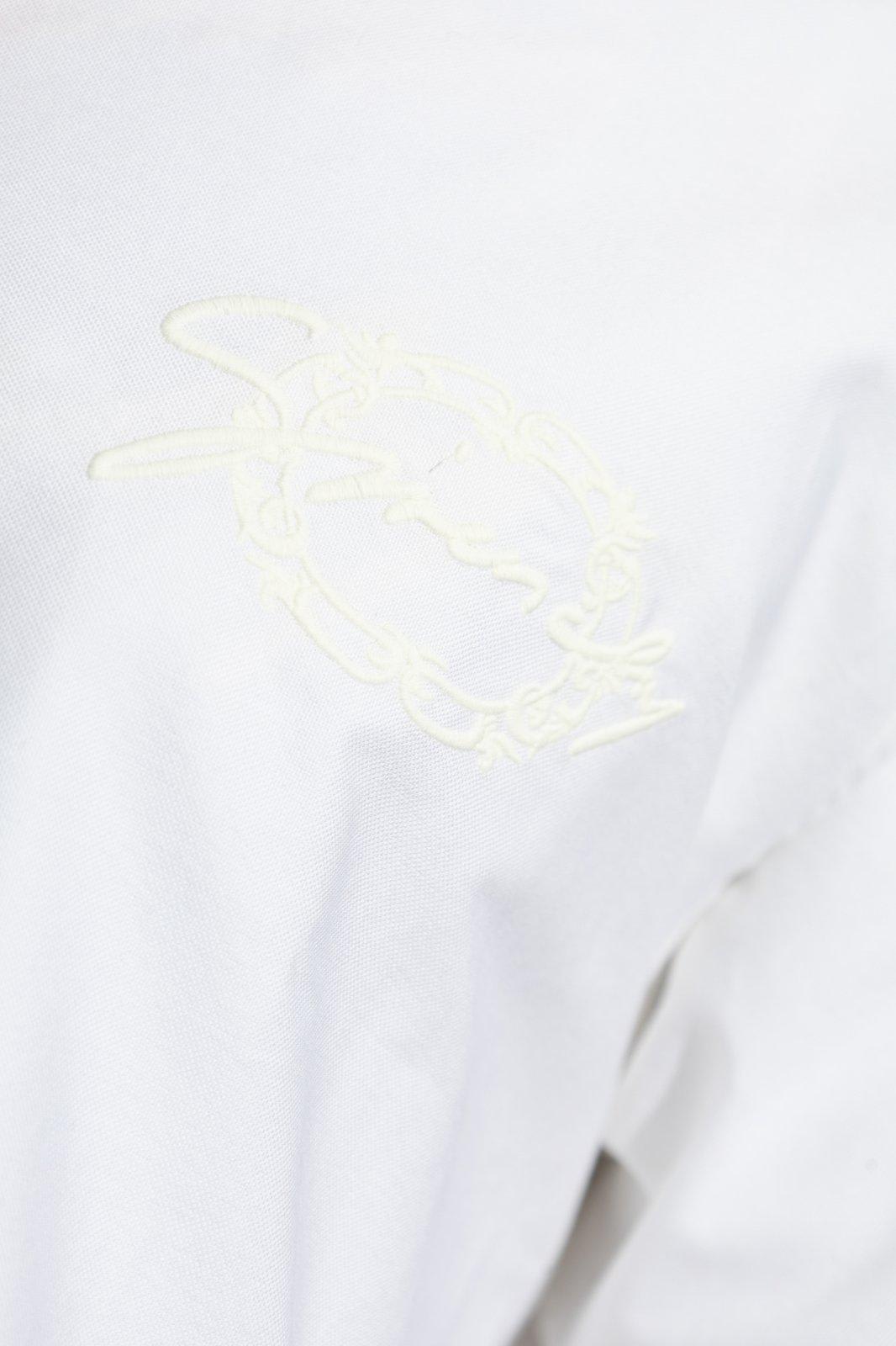 Shop Givenchy Collared Short-sleeve Shirt In White