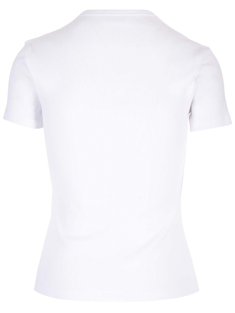 Shop Off-white Basic T-shirt In White Black