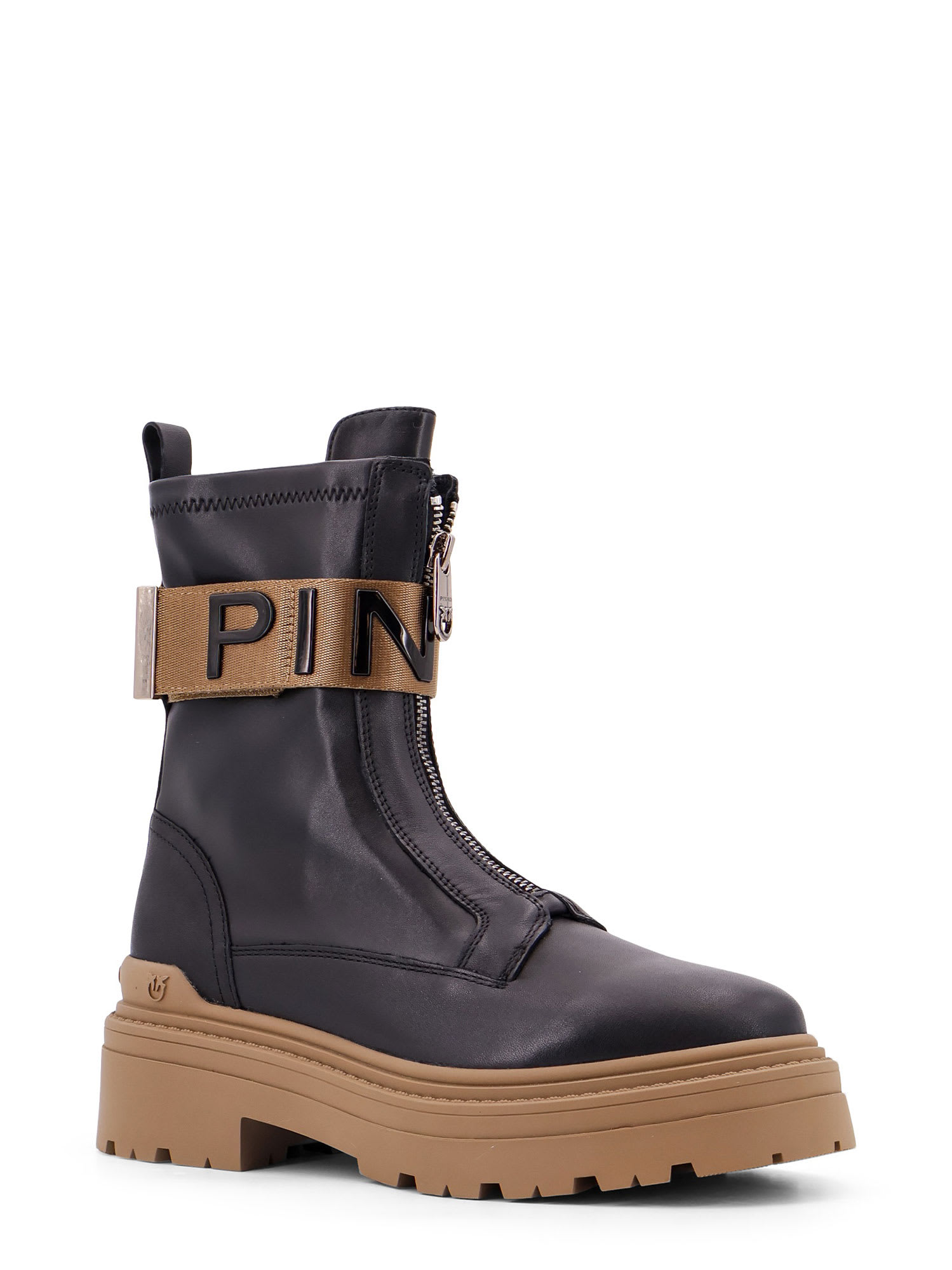 Shop Pinko Mia 13 Boots In Black