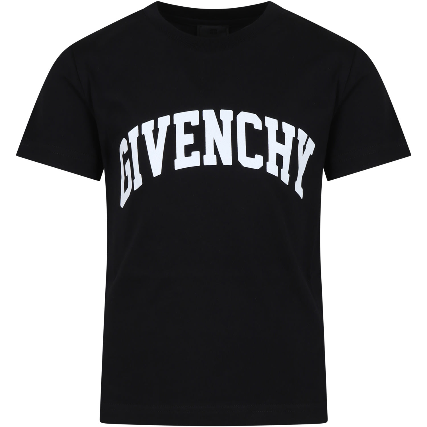 Givenchy Black T-shirt For Boy With Logo