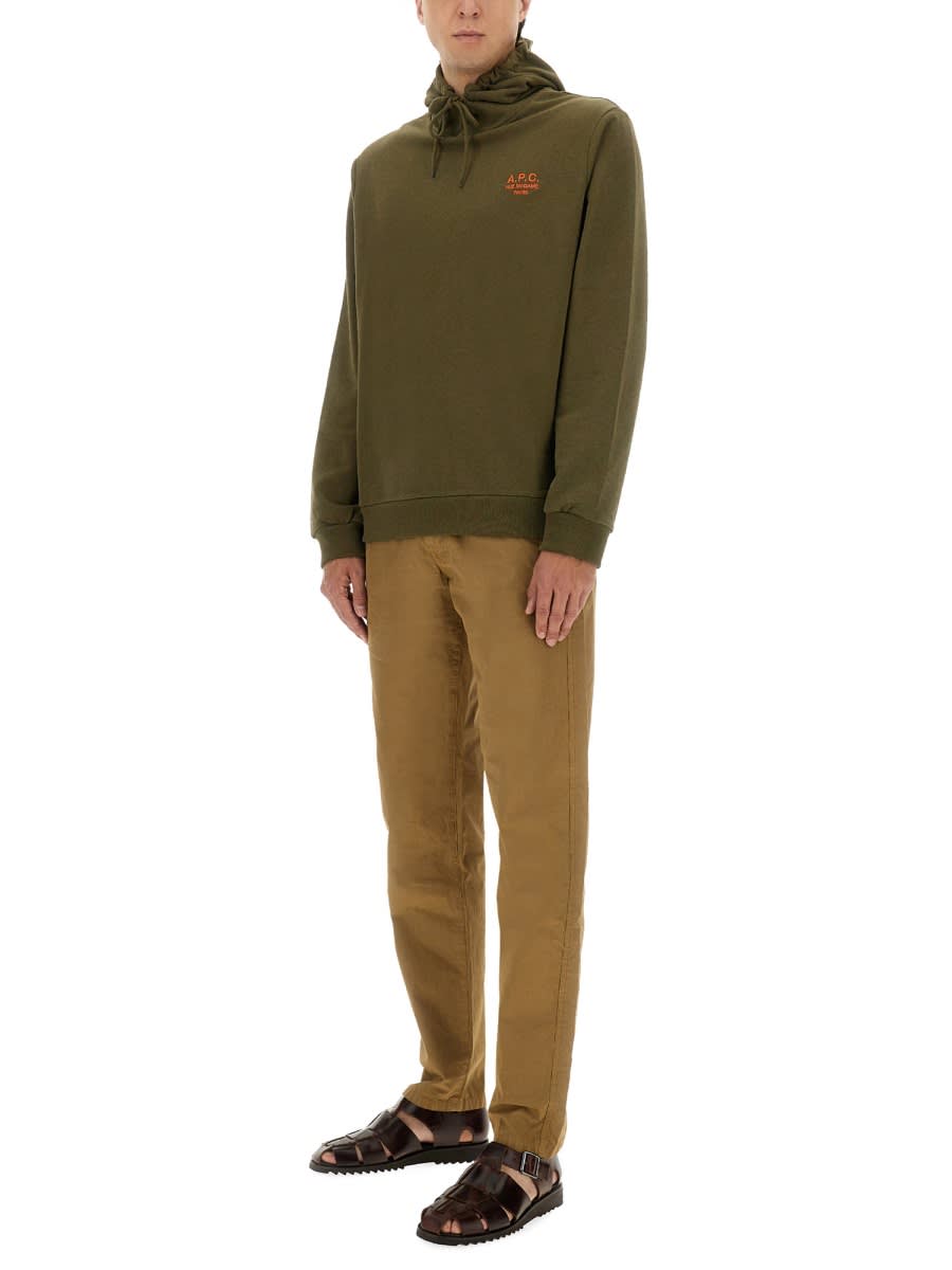 Apc Hoodie With Drawstring Hood And Kangaroo Pocket