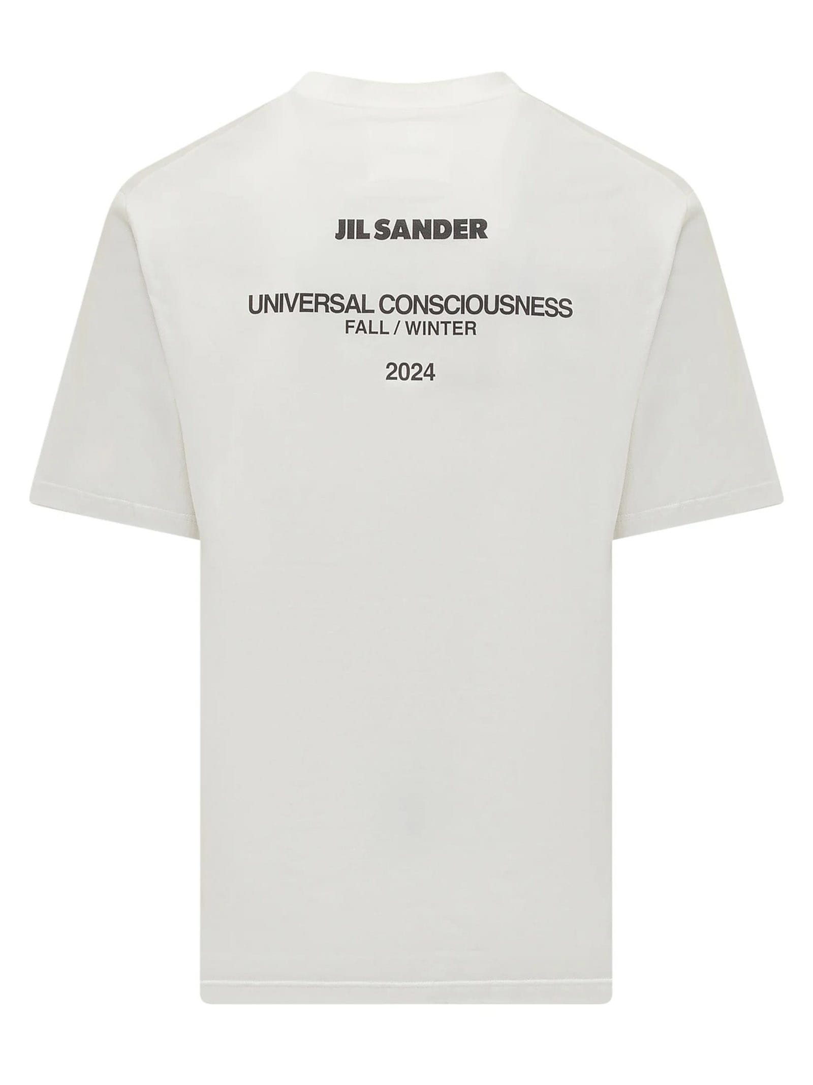 Shop Jil Sander T-shirts And Polos White