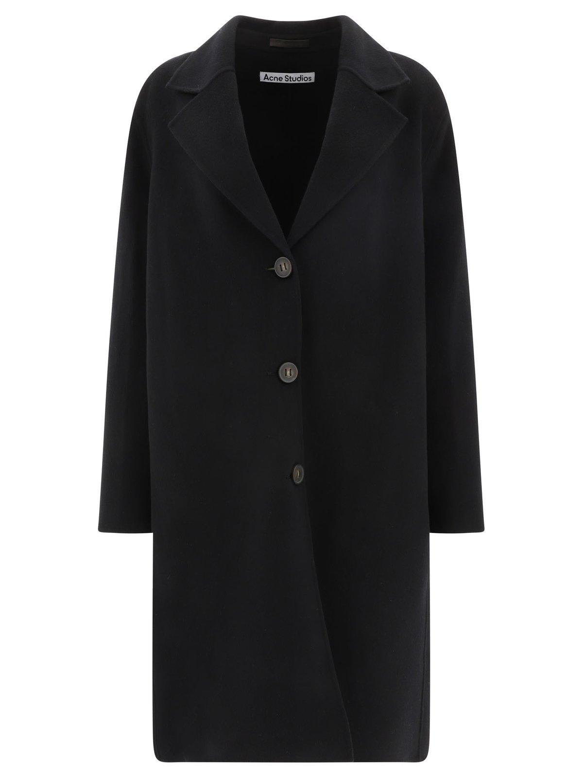 ACNE STUDIOS SINGLE-BREASTED BUTTONED COAT