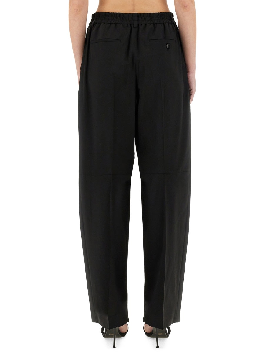 Alexander Wang Turn-down Trousers In Black