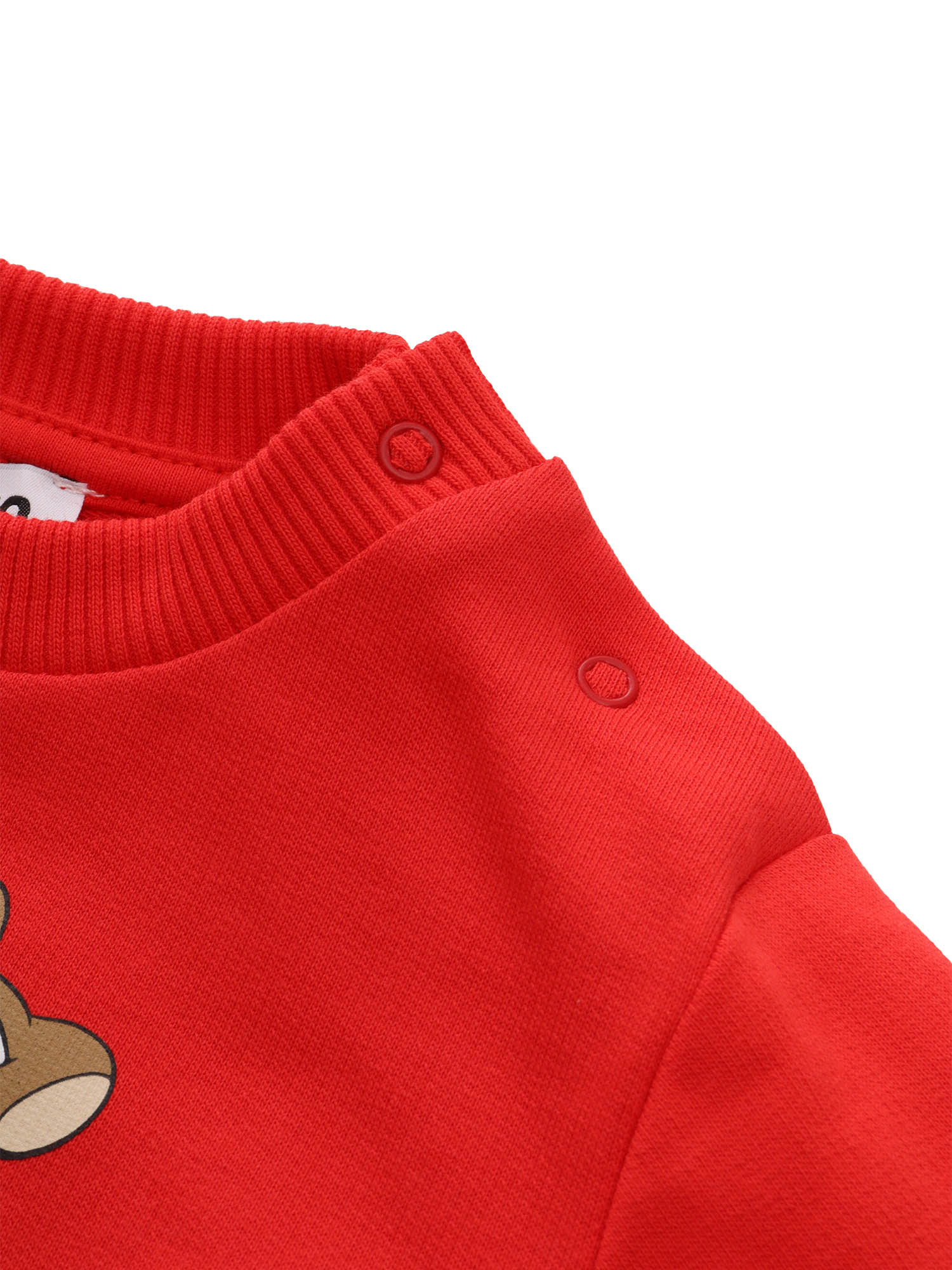 Shop Moschino Red Sweatshirt With Print