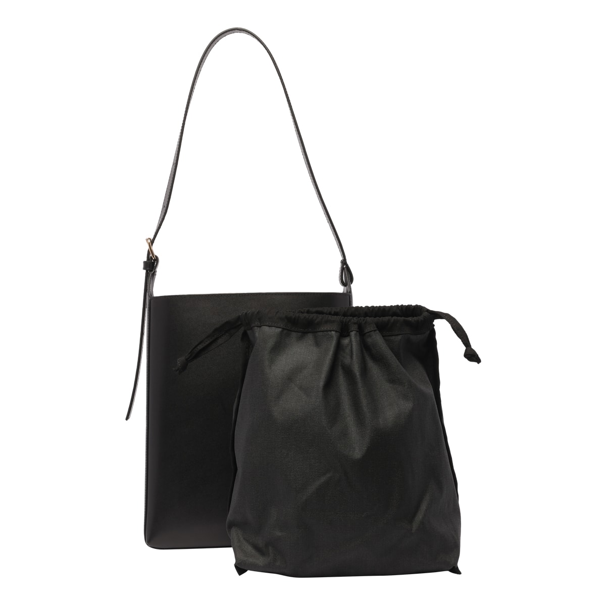 Shop Apc Virginie Shoulder Bag In Black