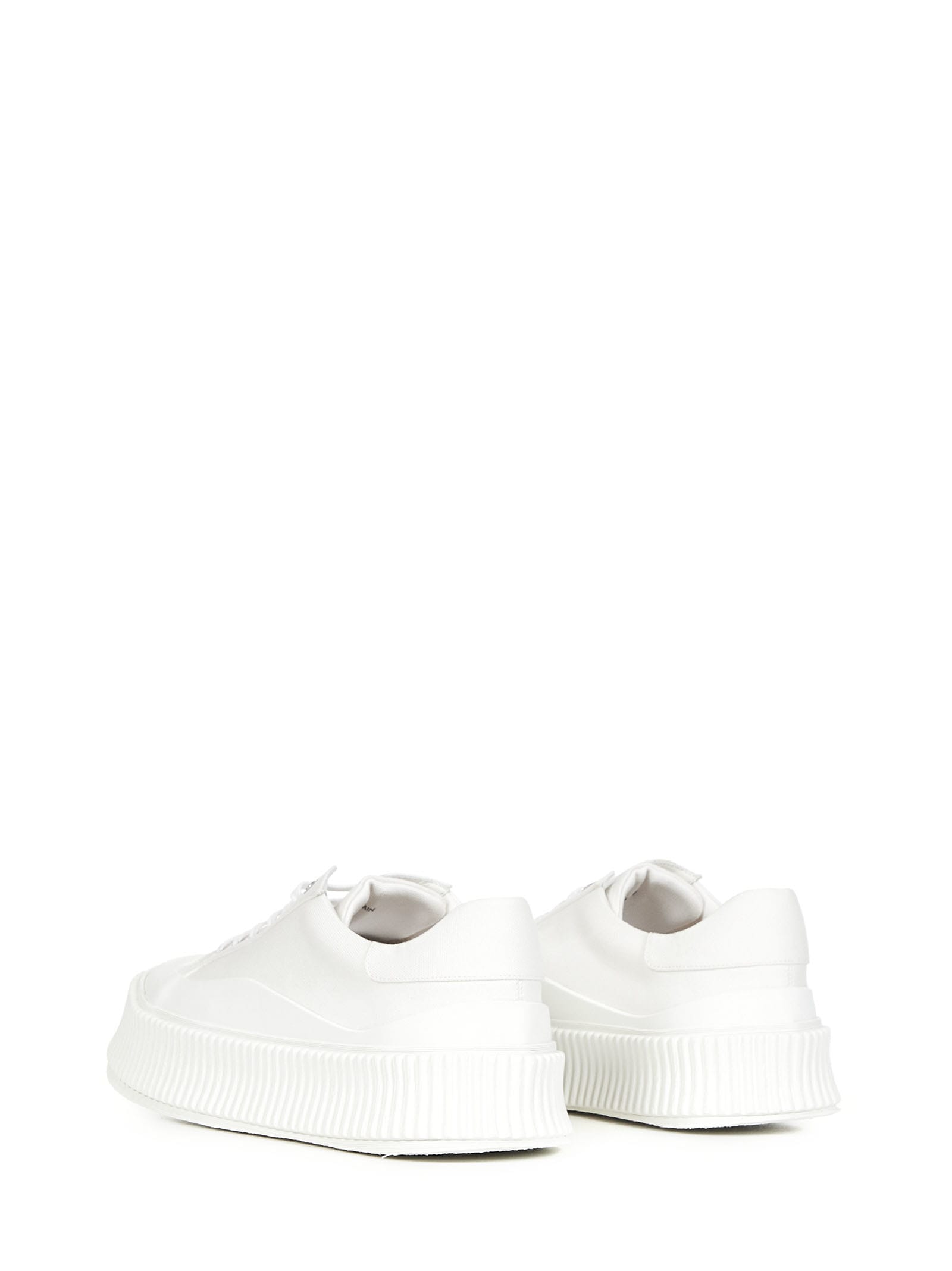 Shop Jil Sander Sneakers In Beige