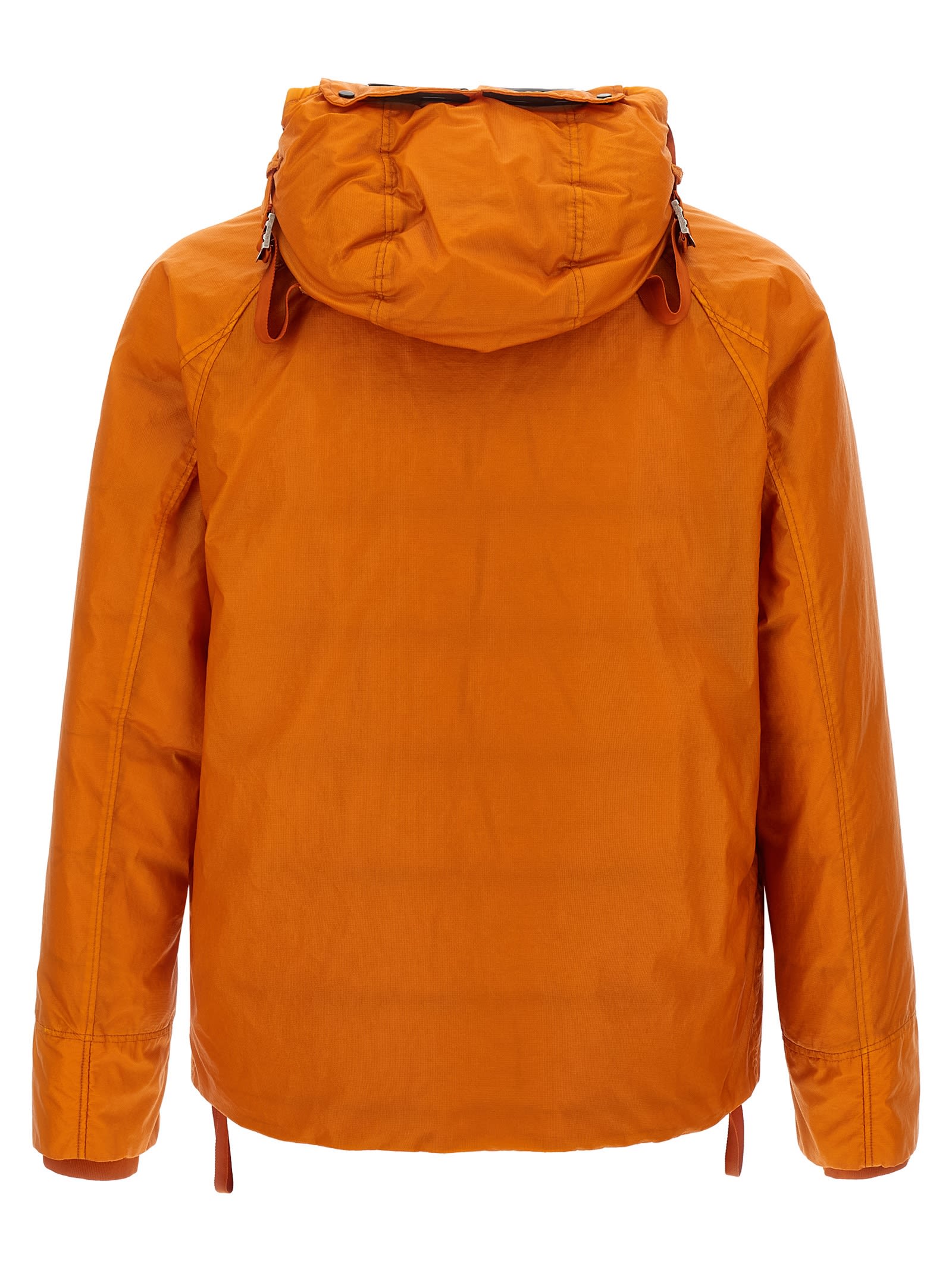 C.p. Company Opal Goggle Down Jacket In Orange