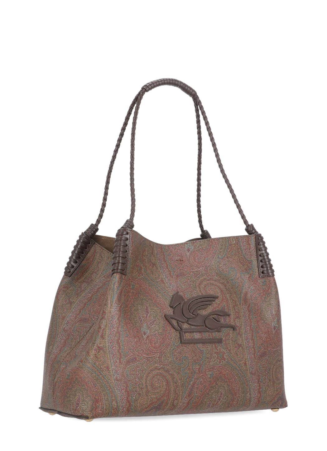 Shop Etro Libra Medium Bag In Brown