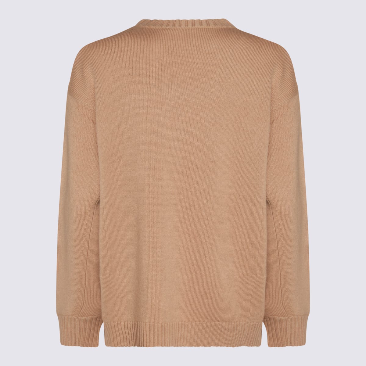 Max Mara Wool And Cashmere Pullover In Brown