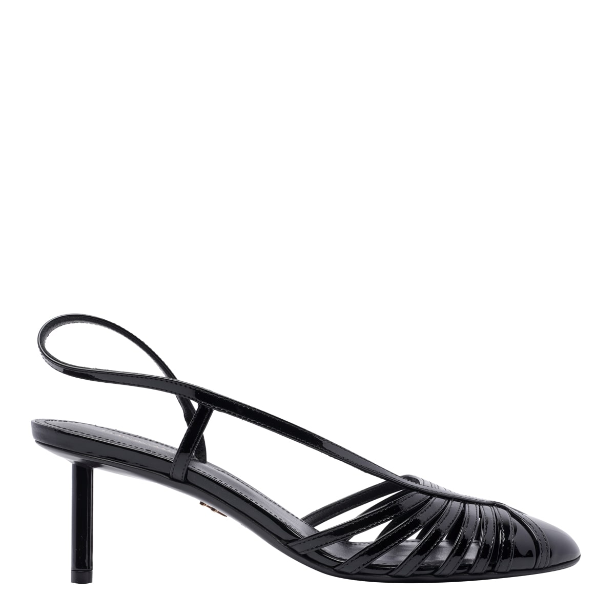 Shop Ferragamo Strappy Decollete In Black