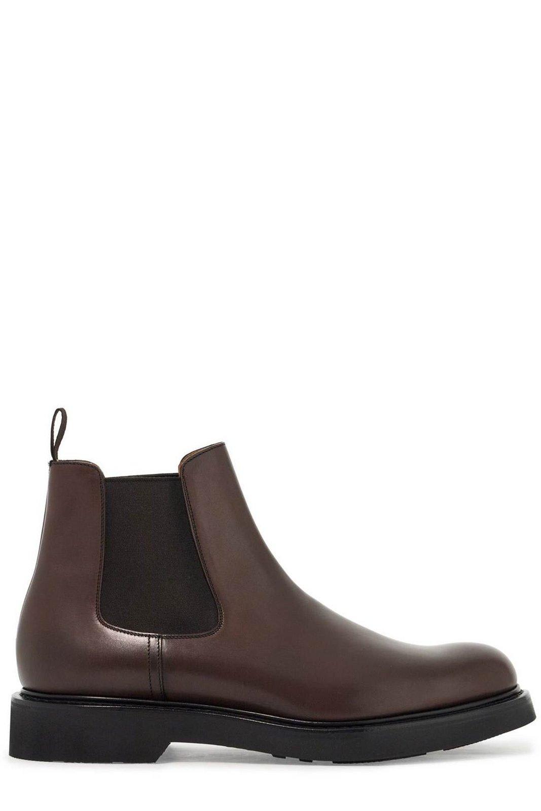 Round Toe Chelsea Boots