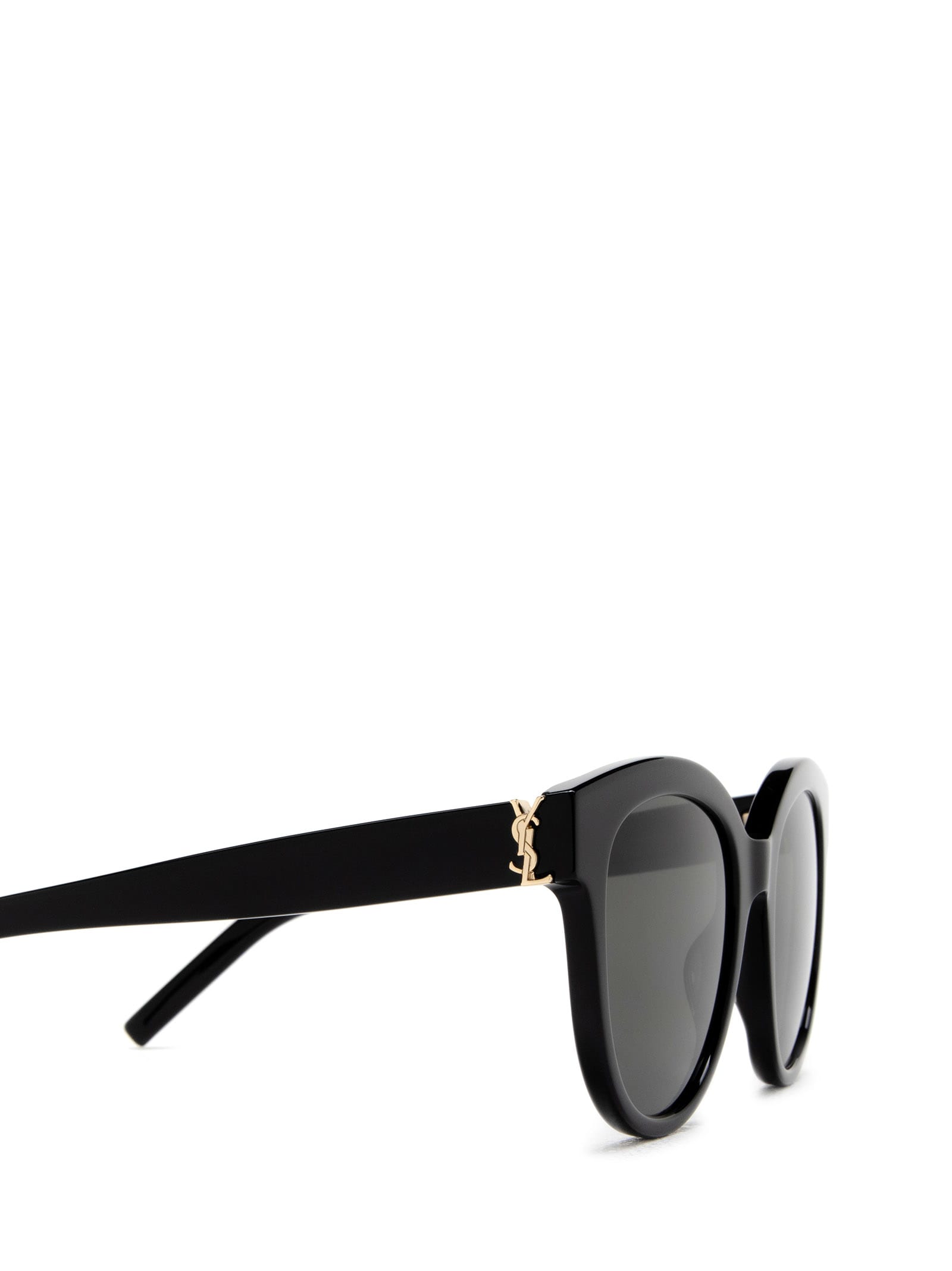 Shop Saint Laurent Sl M29 Black Sunglasses