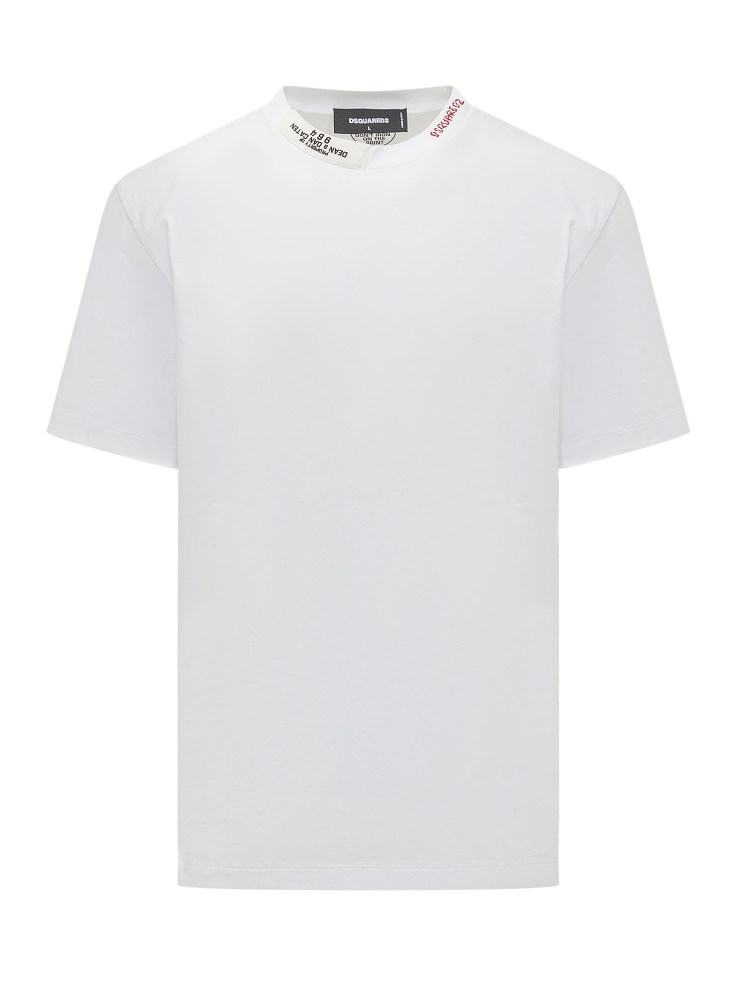 Shop Dsquared2 Cotton T-shirt With Logo In White