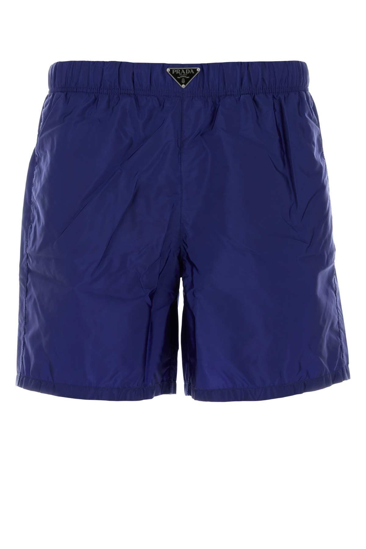 Electric Blue Re-nylon Swimming Shorts