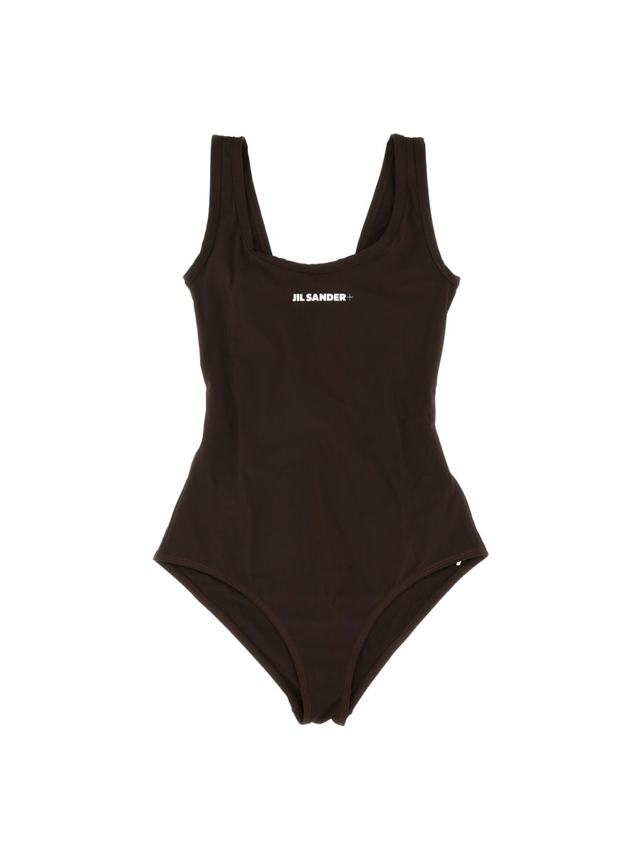 One Piece Swimsuit With Logo