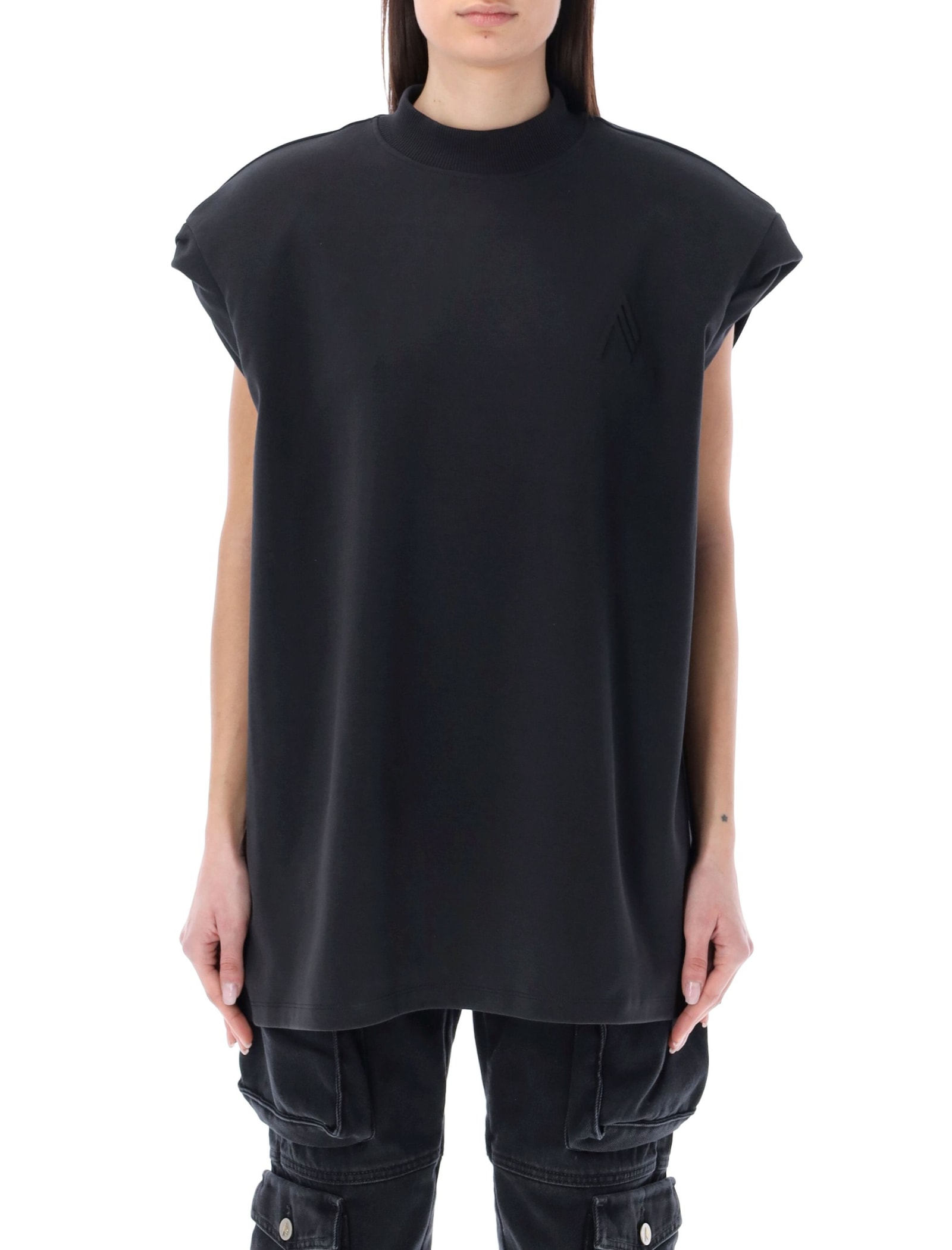 Attico Laurie T-shirt In Black