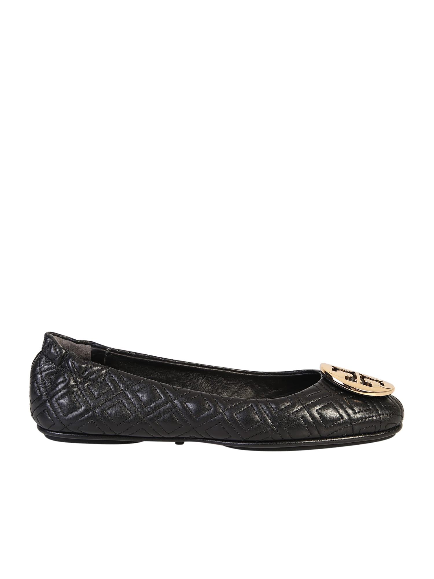 Tory Burch Black Minnie Ballerina Flats