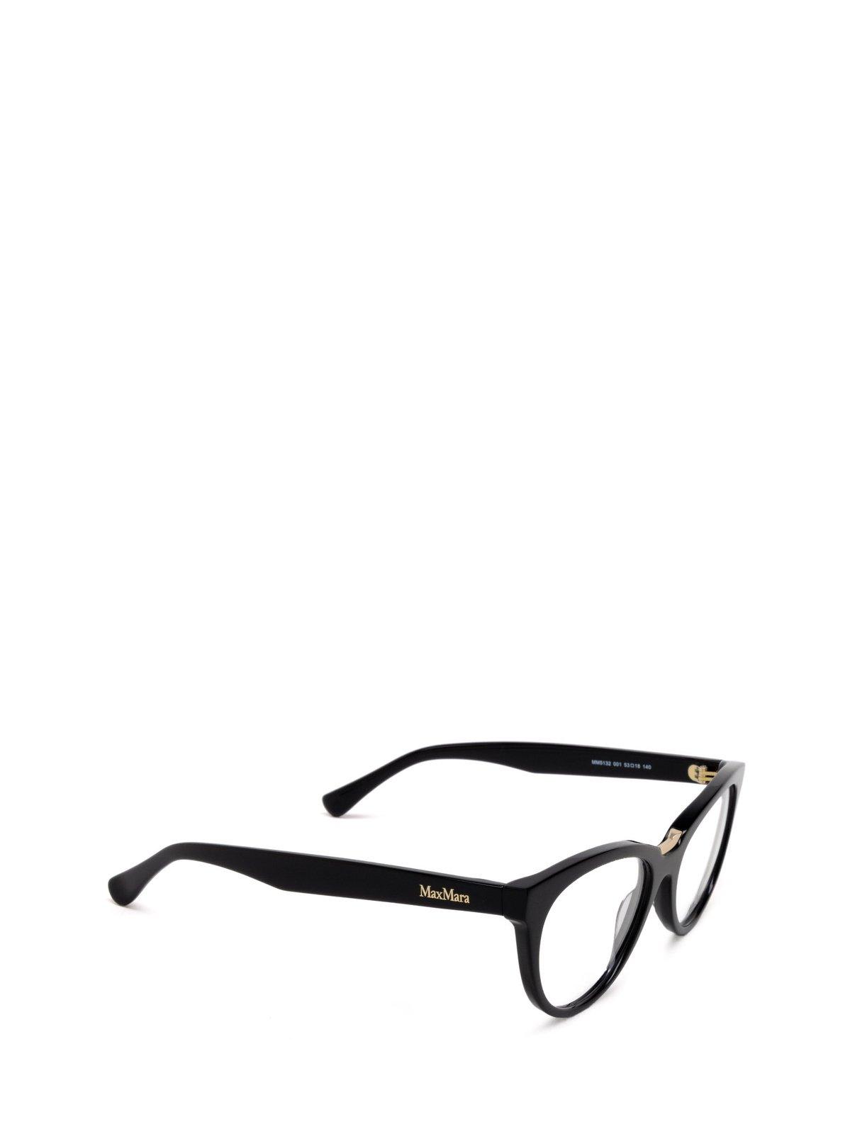 Max Mara Cat-eye Glasses In 001