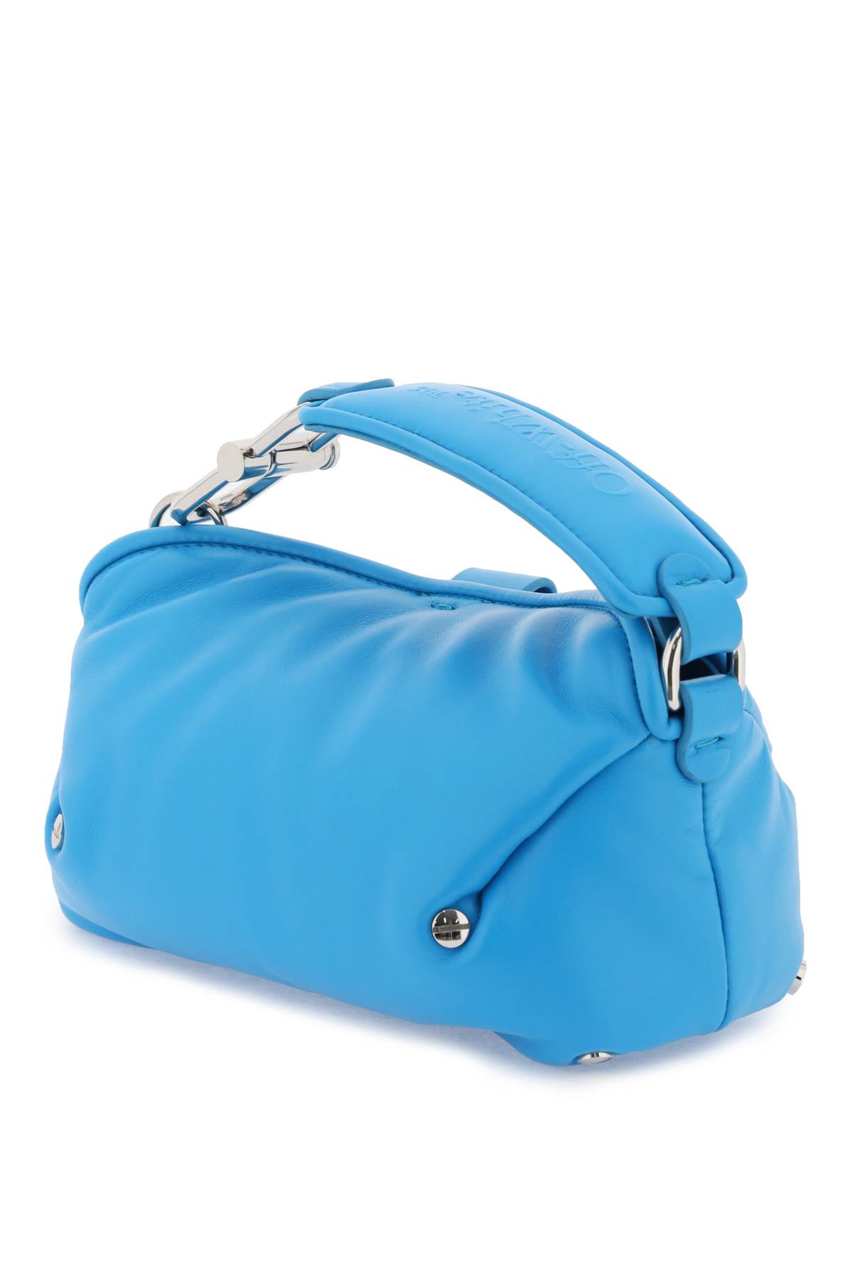 Shop Off-white Small San Diego Handbag In Light Blue (light Blue)