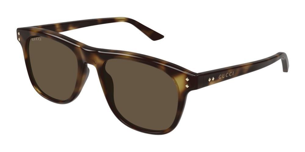 Gucci Square Frame Sunglasses In Brown